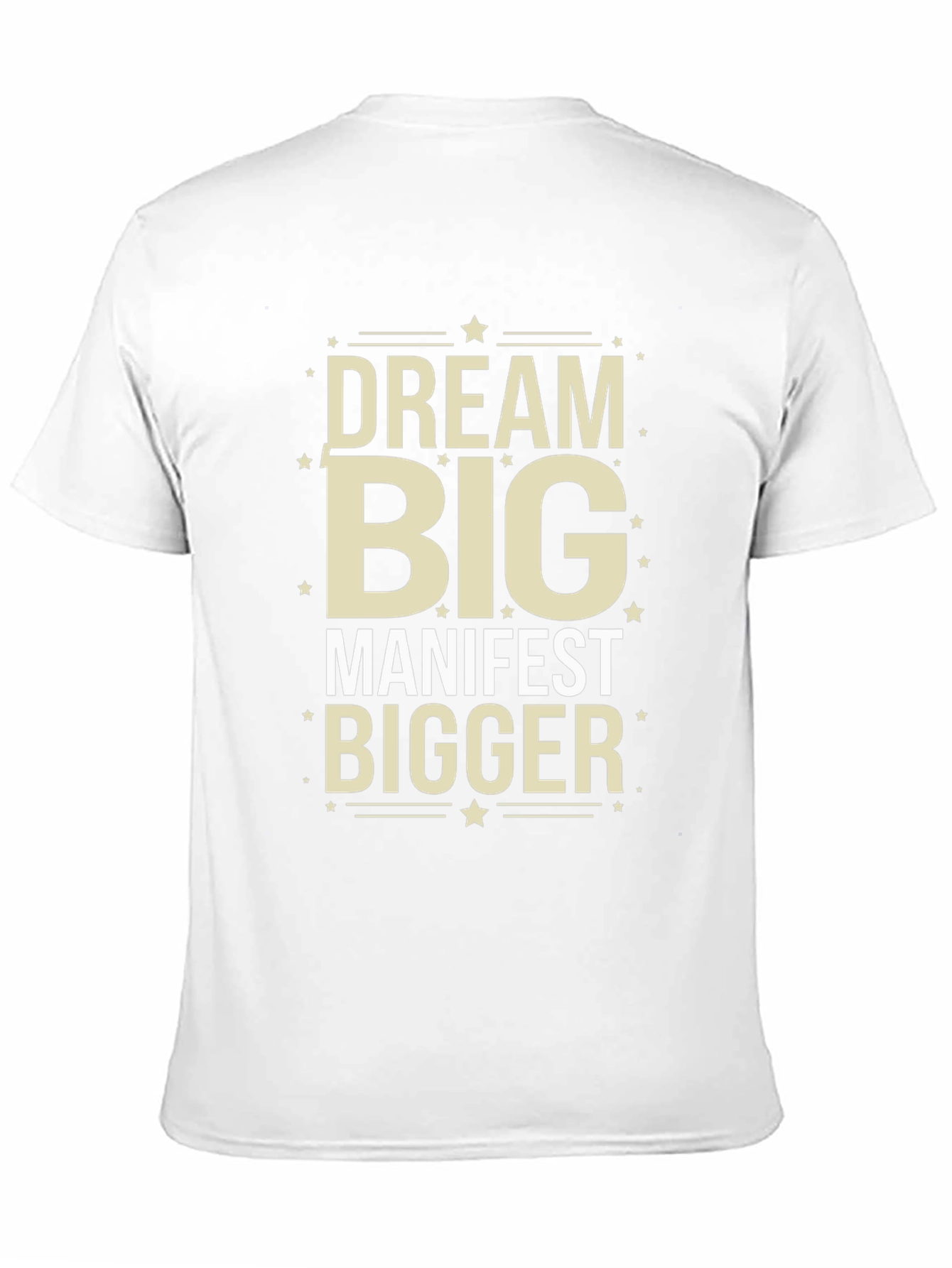 Dream Big Manifest Bigger Black Graphic Tee