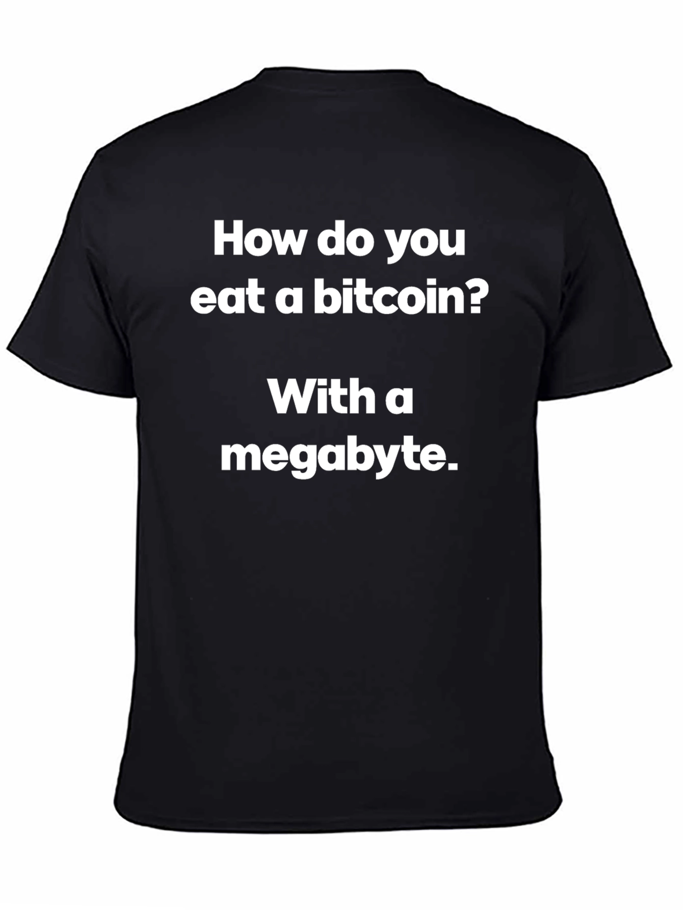 Bitcoin Megabyte Joke T-Shirt