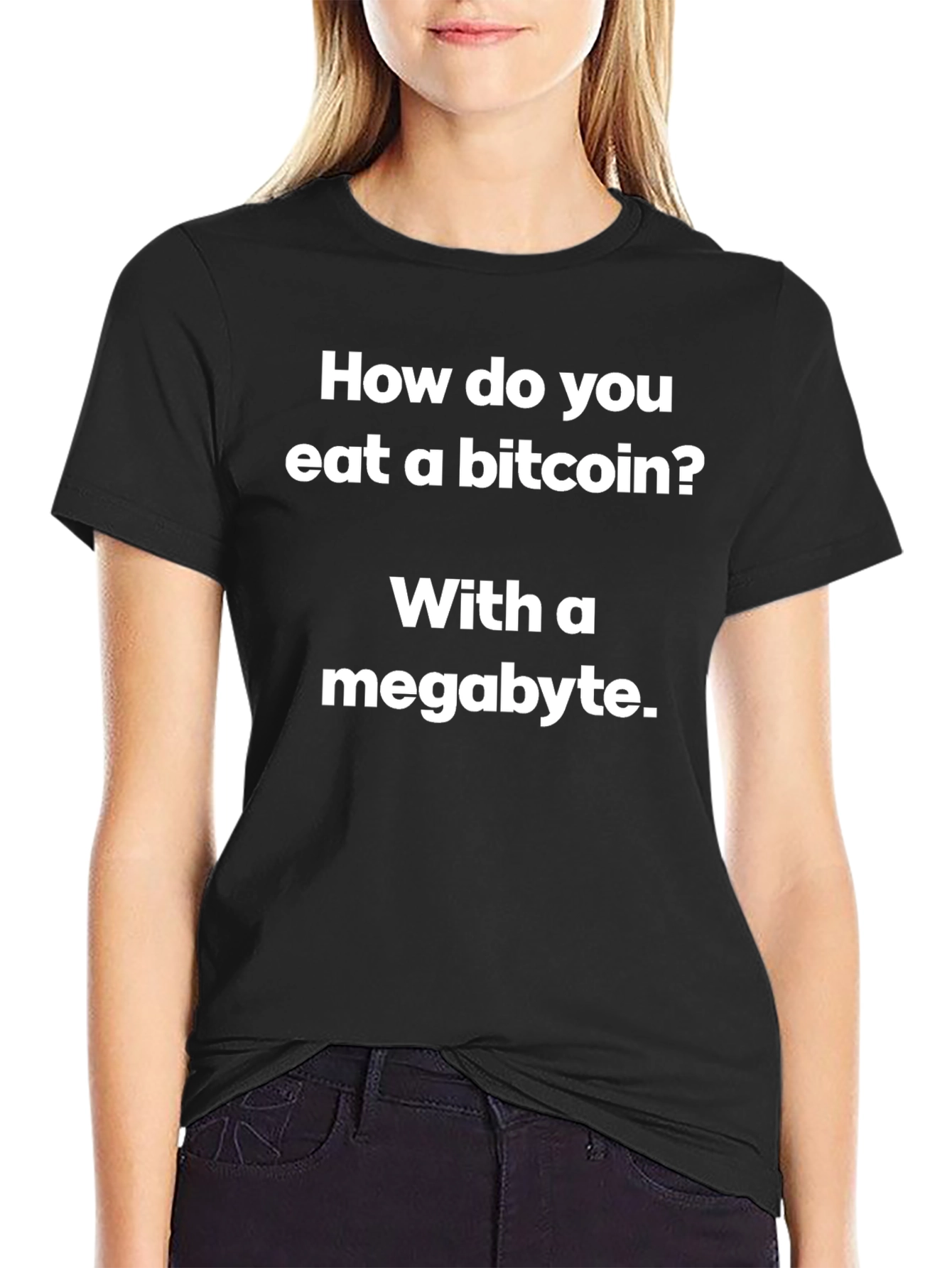 Bitcoin Megabyte Joke T-Shirt