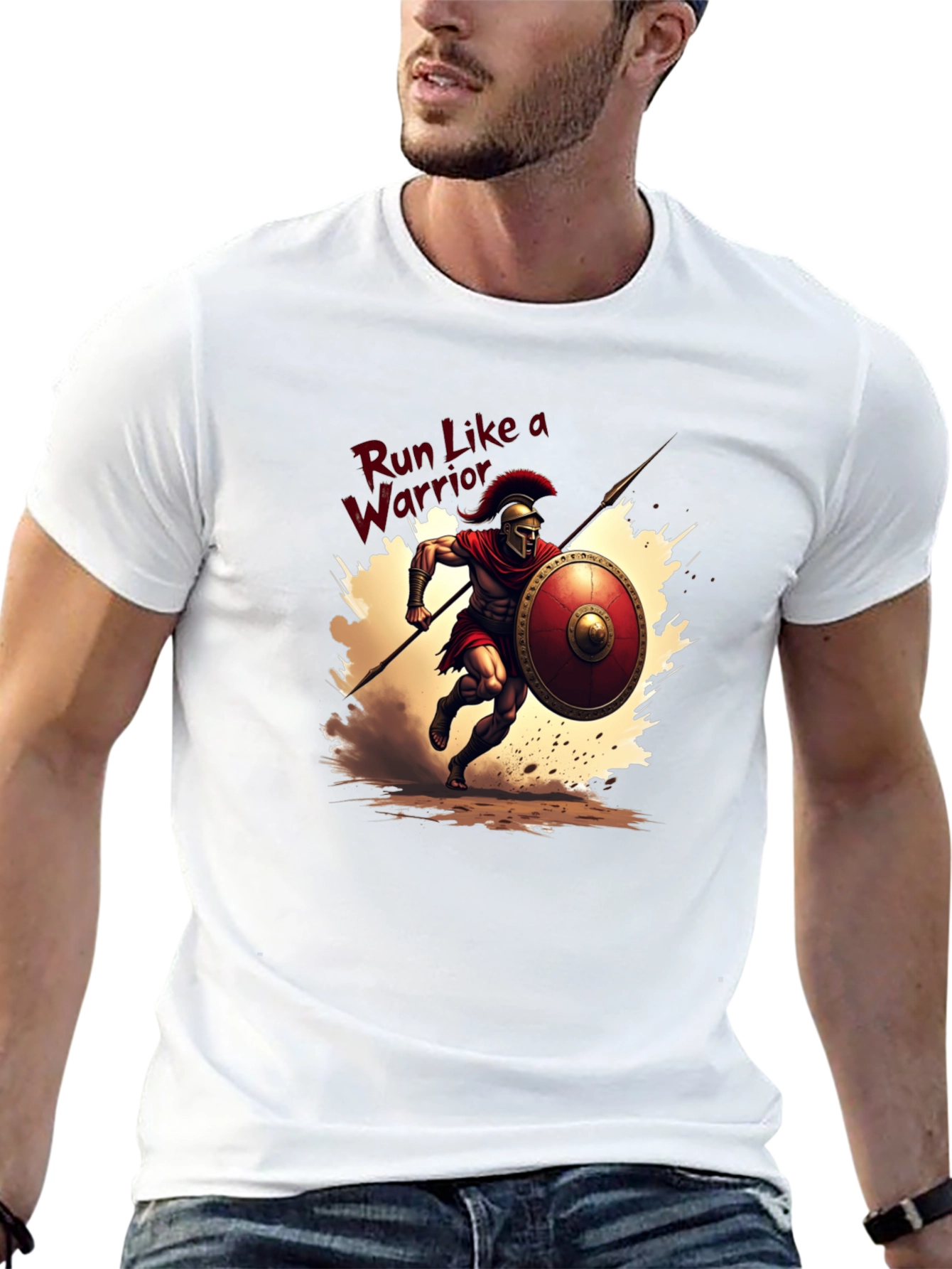 Run Like a Warrior Graphic Tee