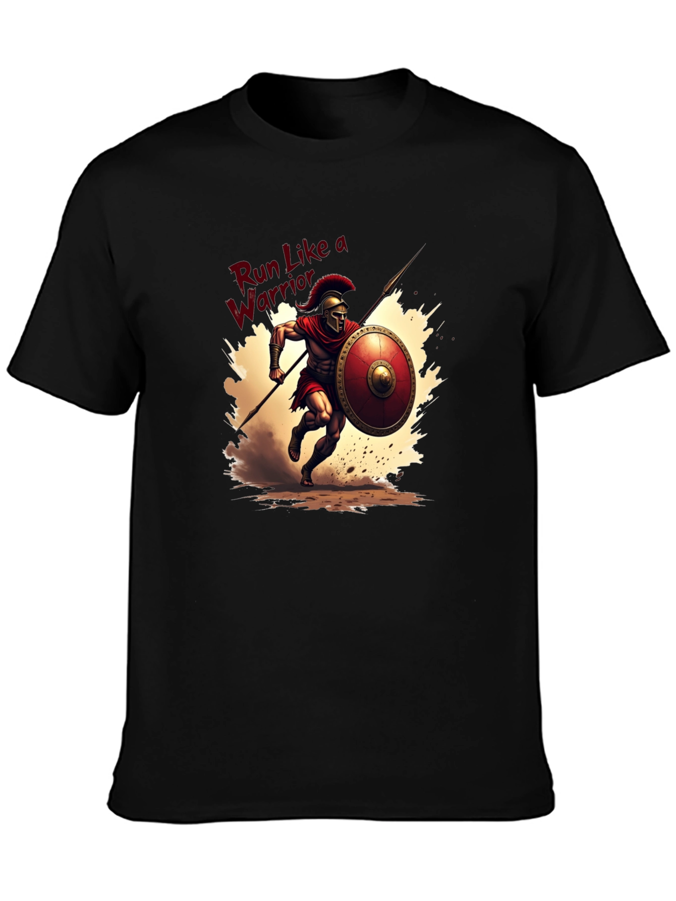 Run Like a Warrior Graphic Tee
