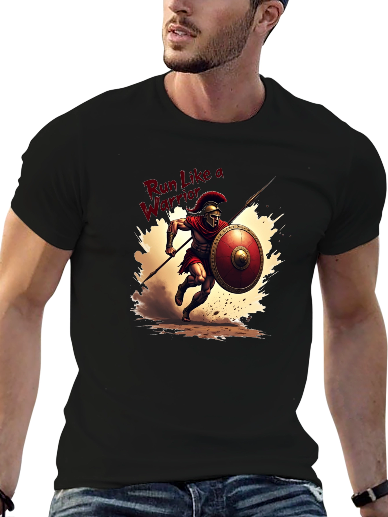 Run Like a Warrior Graphic Tee