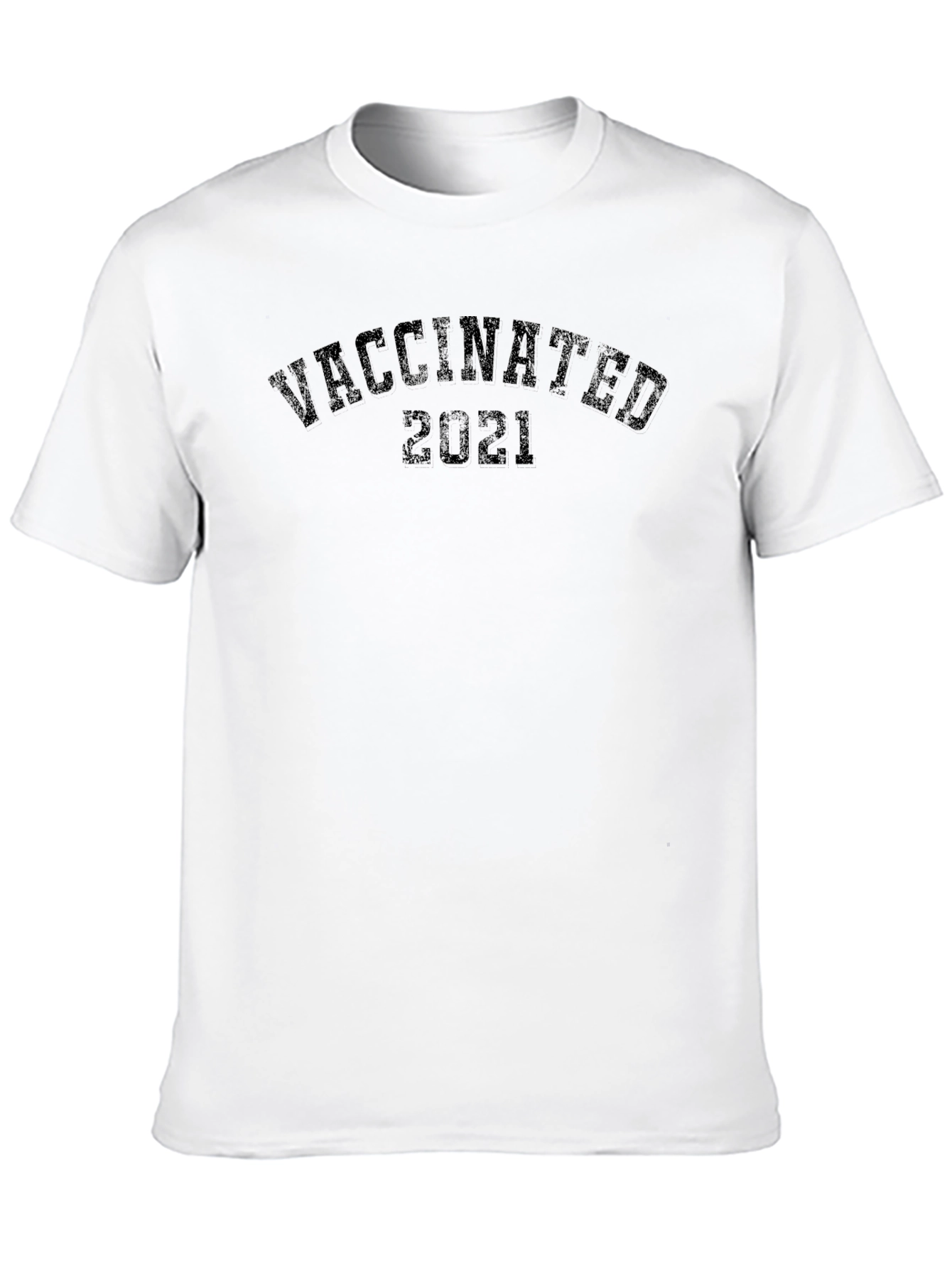 Vaccinated 2021 Black T-Shirt