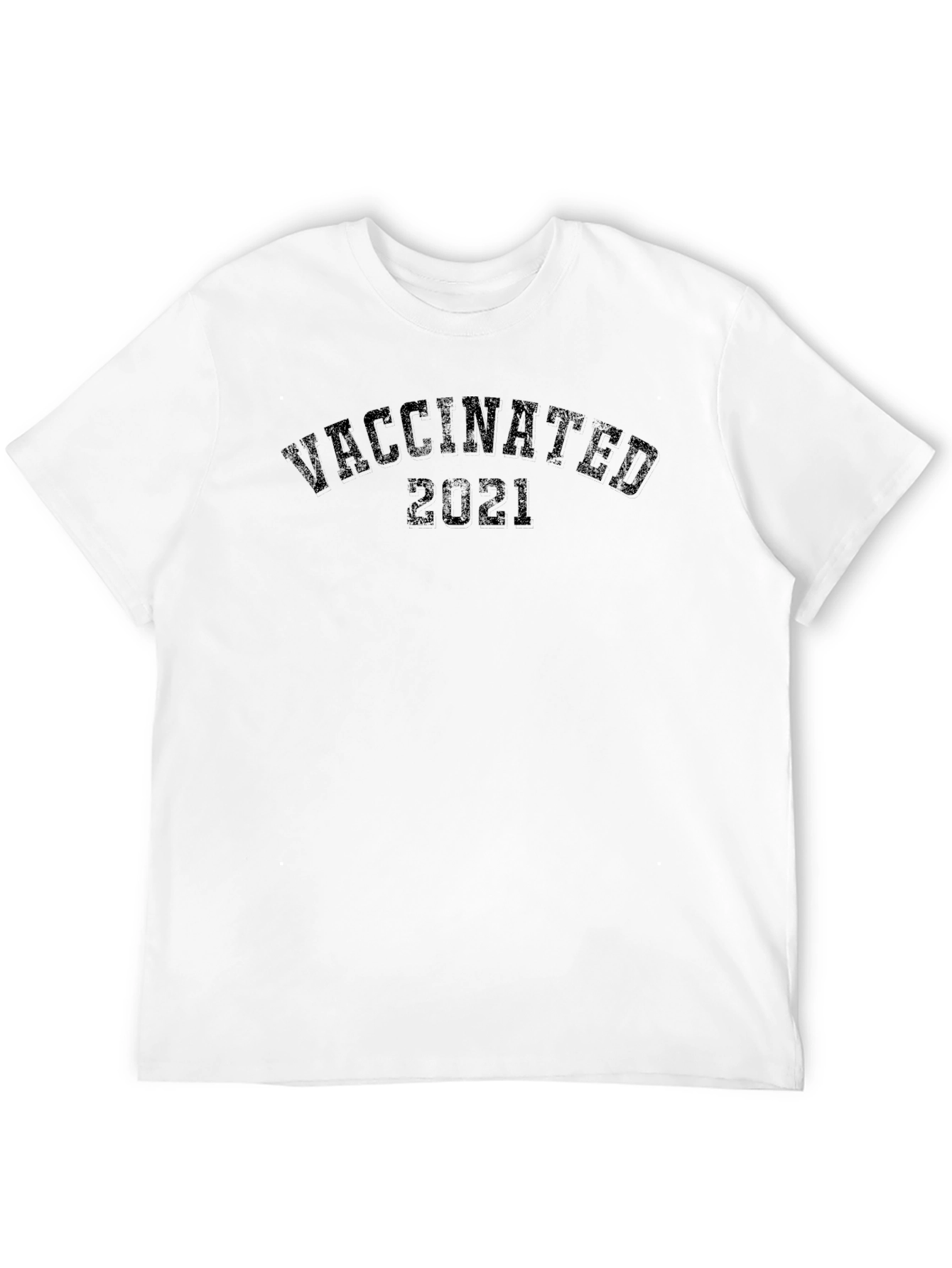 Vaccinated 2021 Black T-Shirt