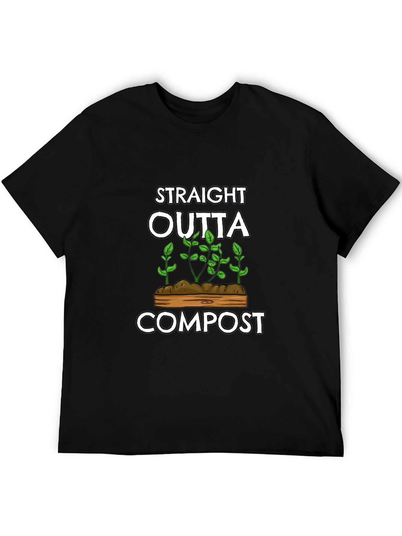 Straight Outta Compost Novelty T-Shirt