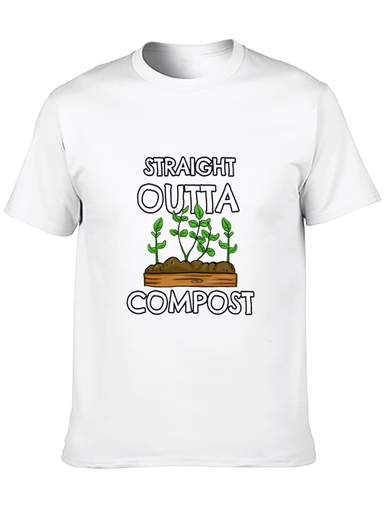 Straight Outta Compost Novelty T-Shirt