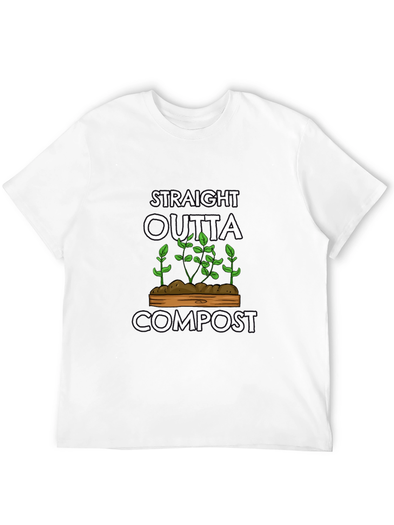 Straight Outta Compost Novelty T-Shirt
