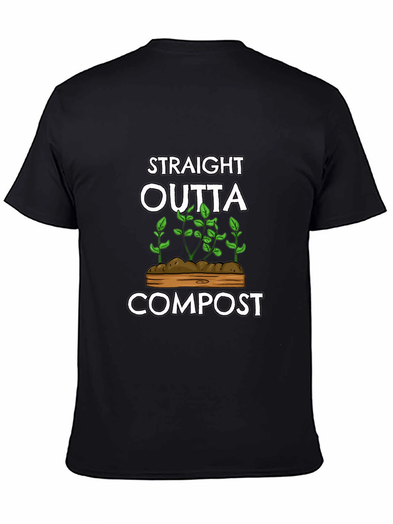 Straight Outta Compost Novelty T-Shirt