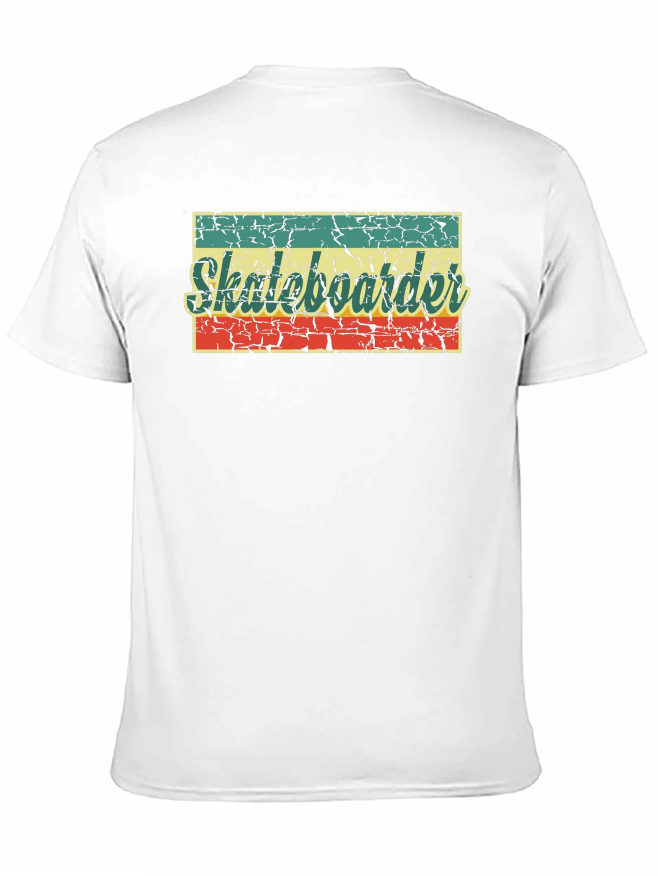 Retro Skateboarder Graphic Tee - Classic Black T-Shirt