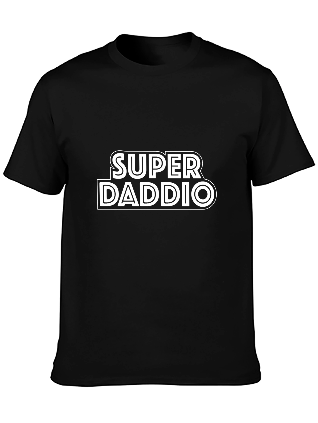 Super Daddio Black T-Shirt - Fathers Day Gift