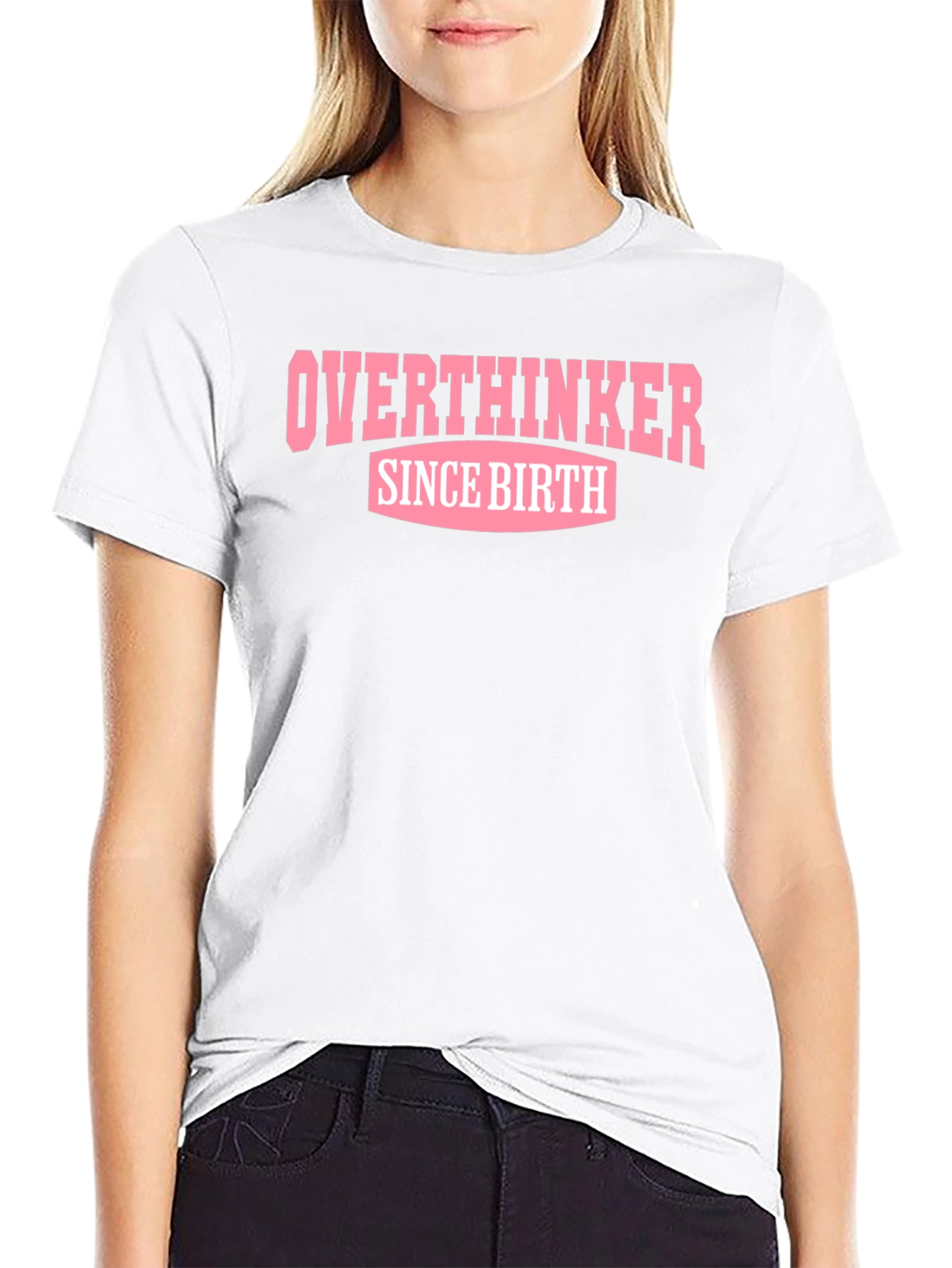 Overthinker Since Birth T-Shirt - Black