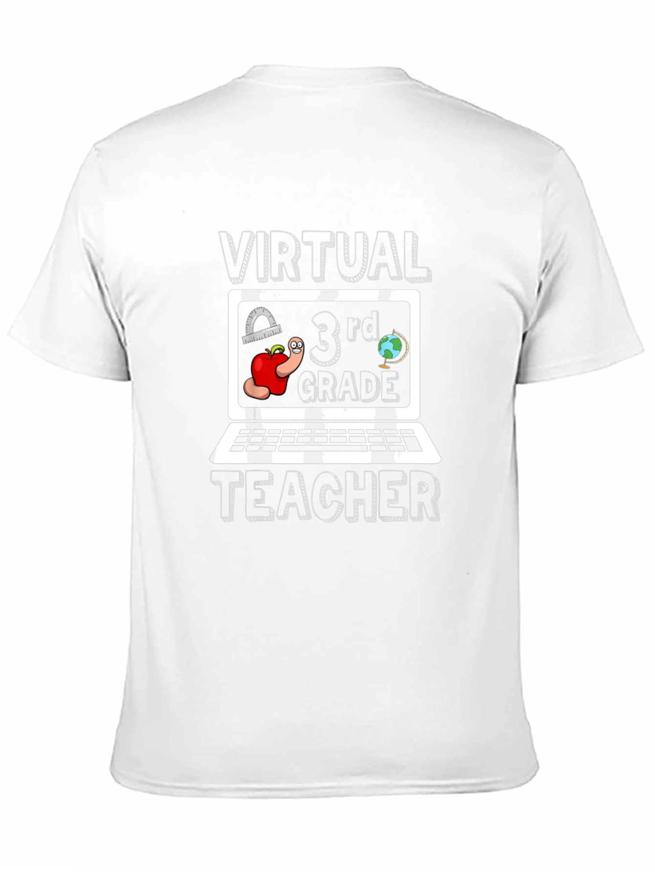 Virtual 3rd Grade Teacher Graphic T-Shirt