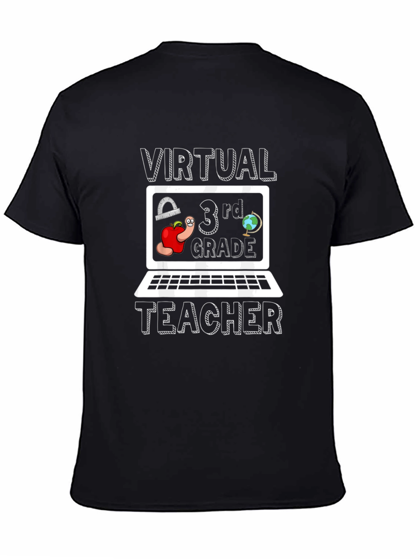 Virtual 3rd Grade Teacher Graphic T-Shirt