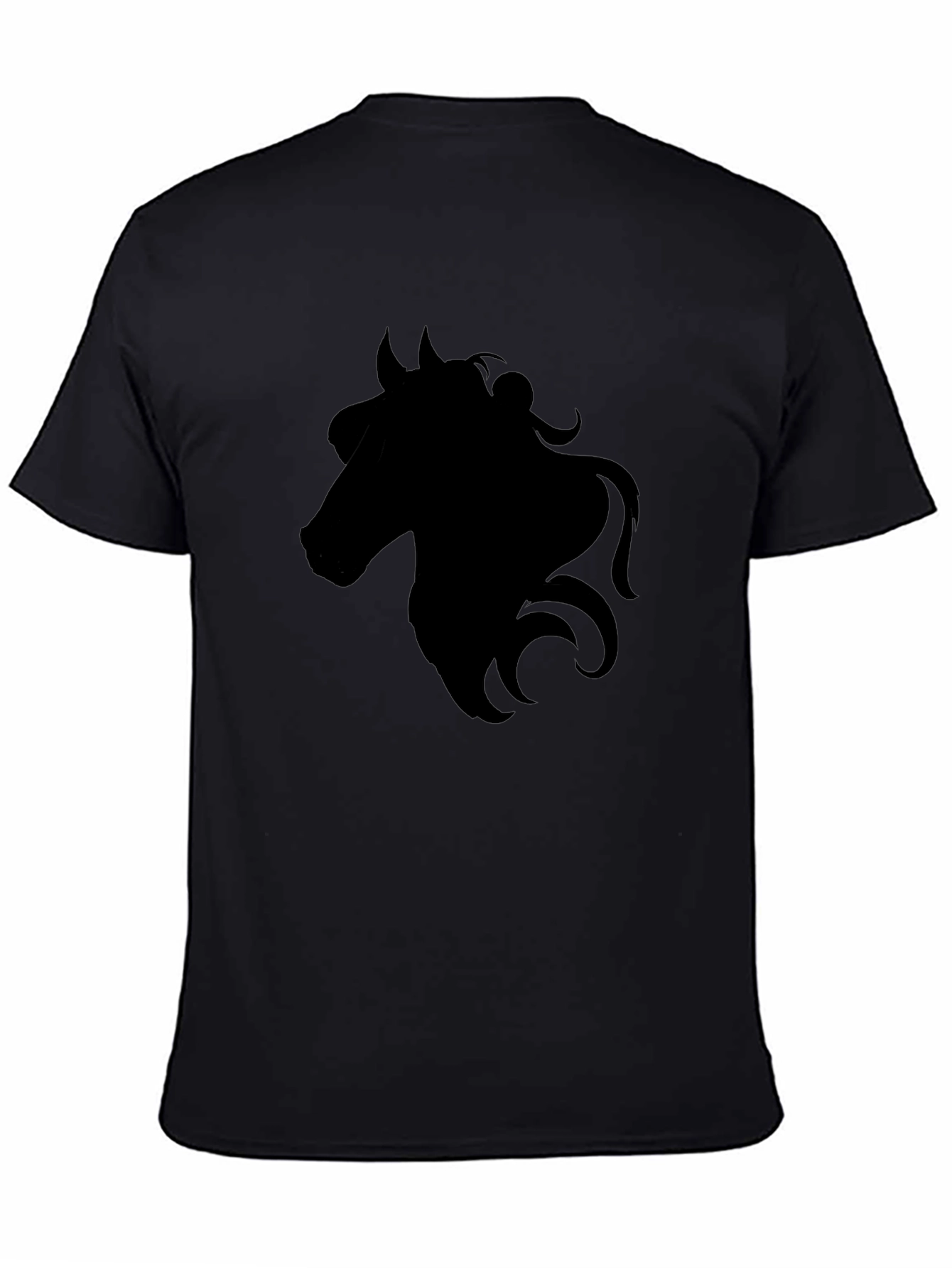 Horse Graphic Tee - Mens Black T-Shirt