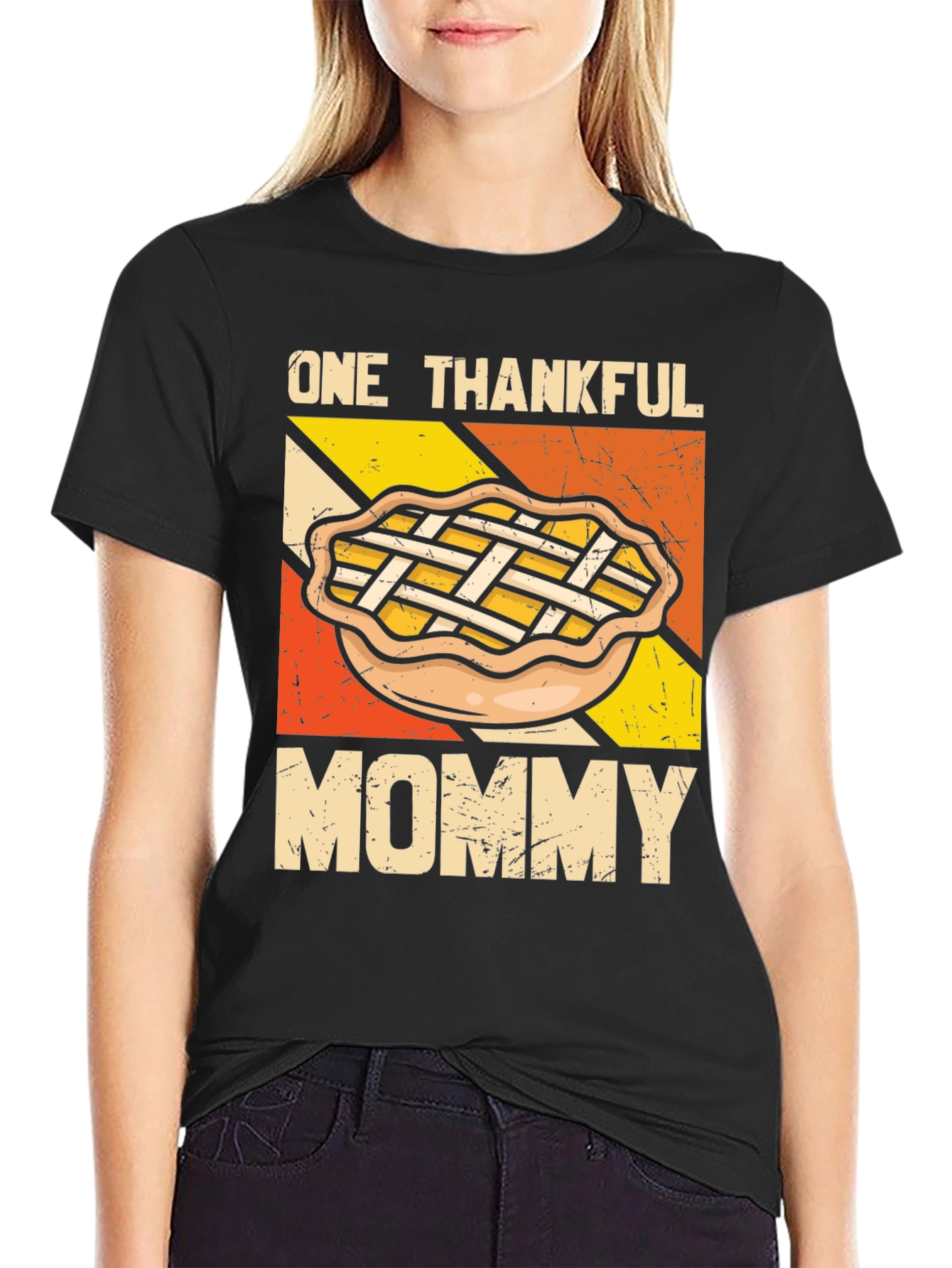 One Thankful Mommy Thanksgiving T-Shirt