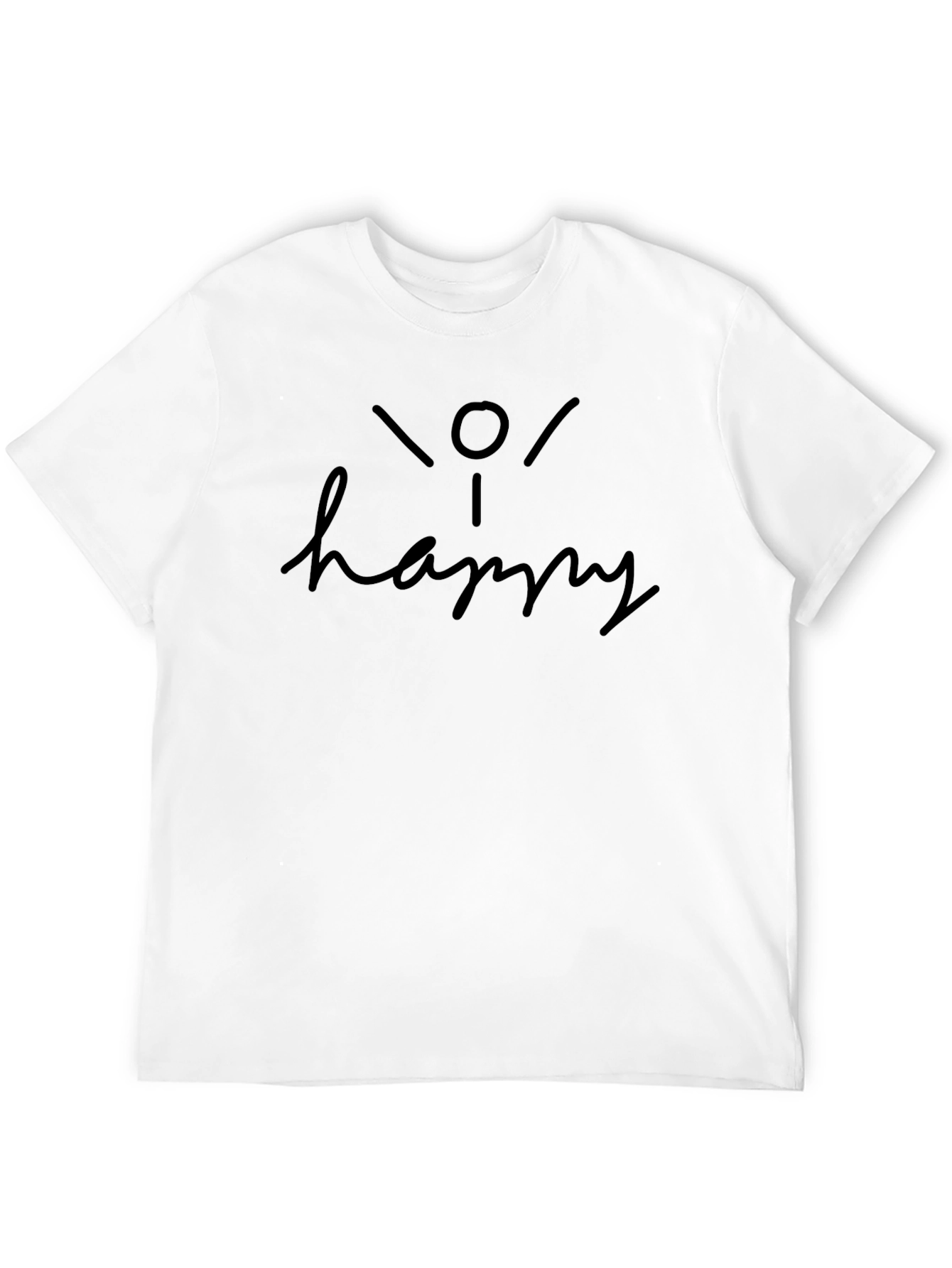 Happy Graphic T-Shirt - Casual Comfort