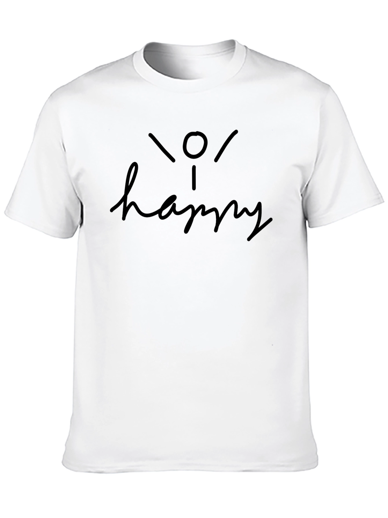 Happy Graphic T-Shirt - Casual Comfort