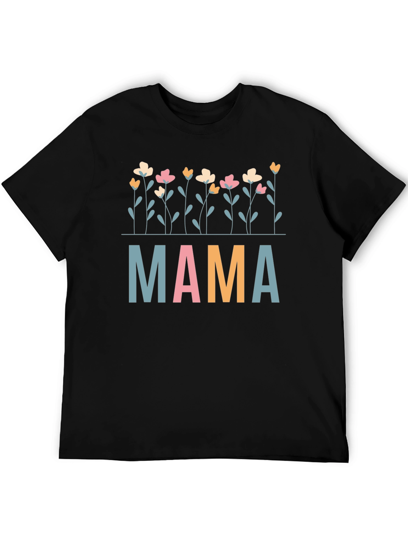 Mama Floral Graphic Tee - Cute Mom Shirt