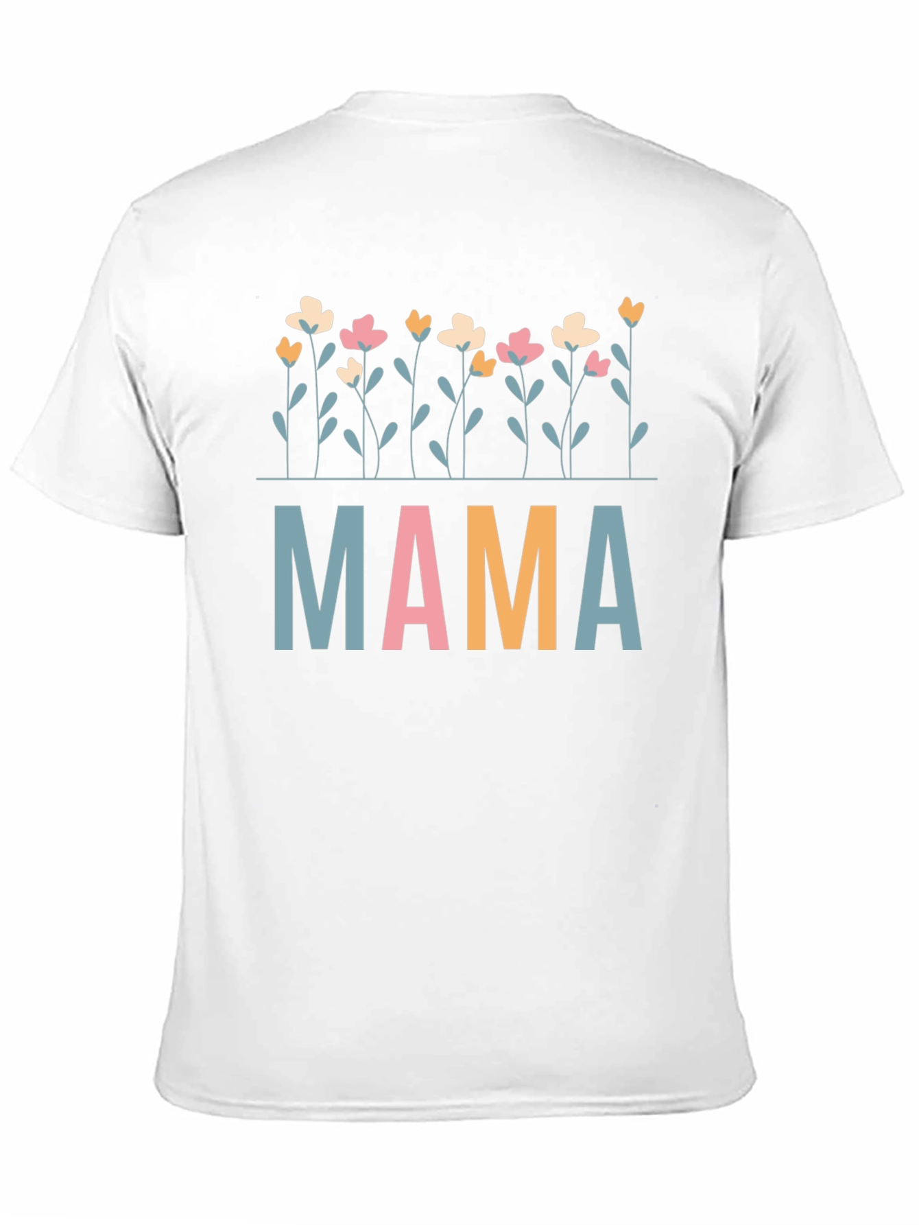 Mama Floral Graphic Tee - Cute Mom Shirt
