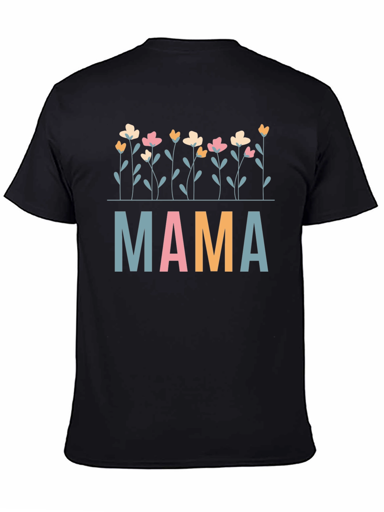Mama Floral Graphic Tee - Cute Mom Shirt
