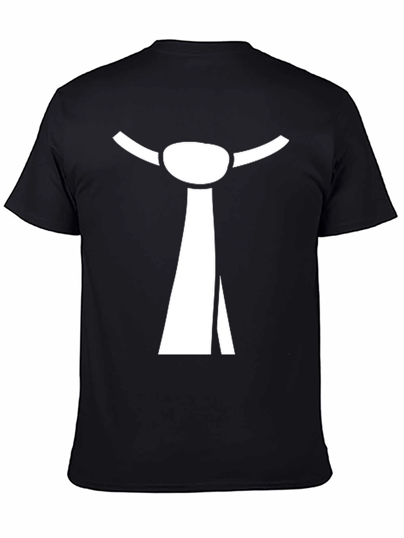 Funny Tie T-Shirt - Black Tee