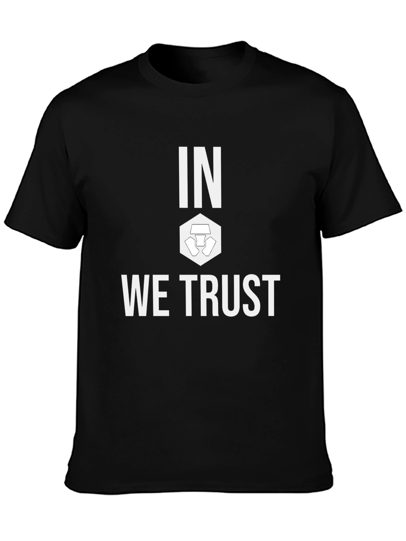 In Crypto We Trust Black T-Shirt