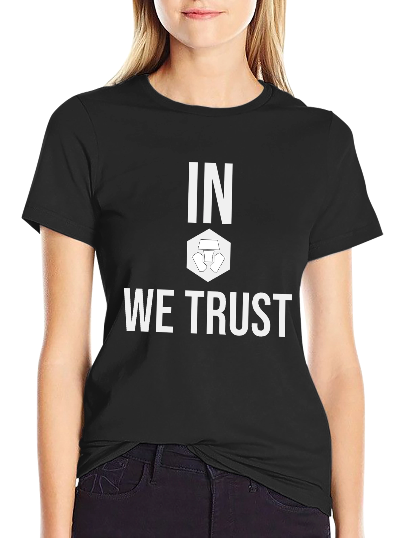 In Crypto We Trust Black T-Shirt