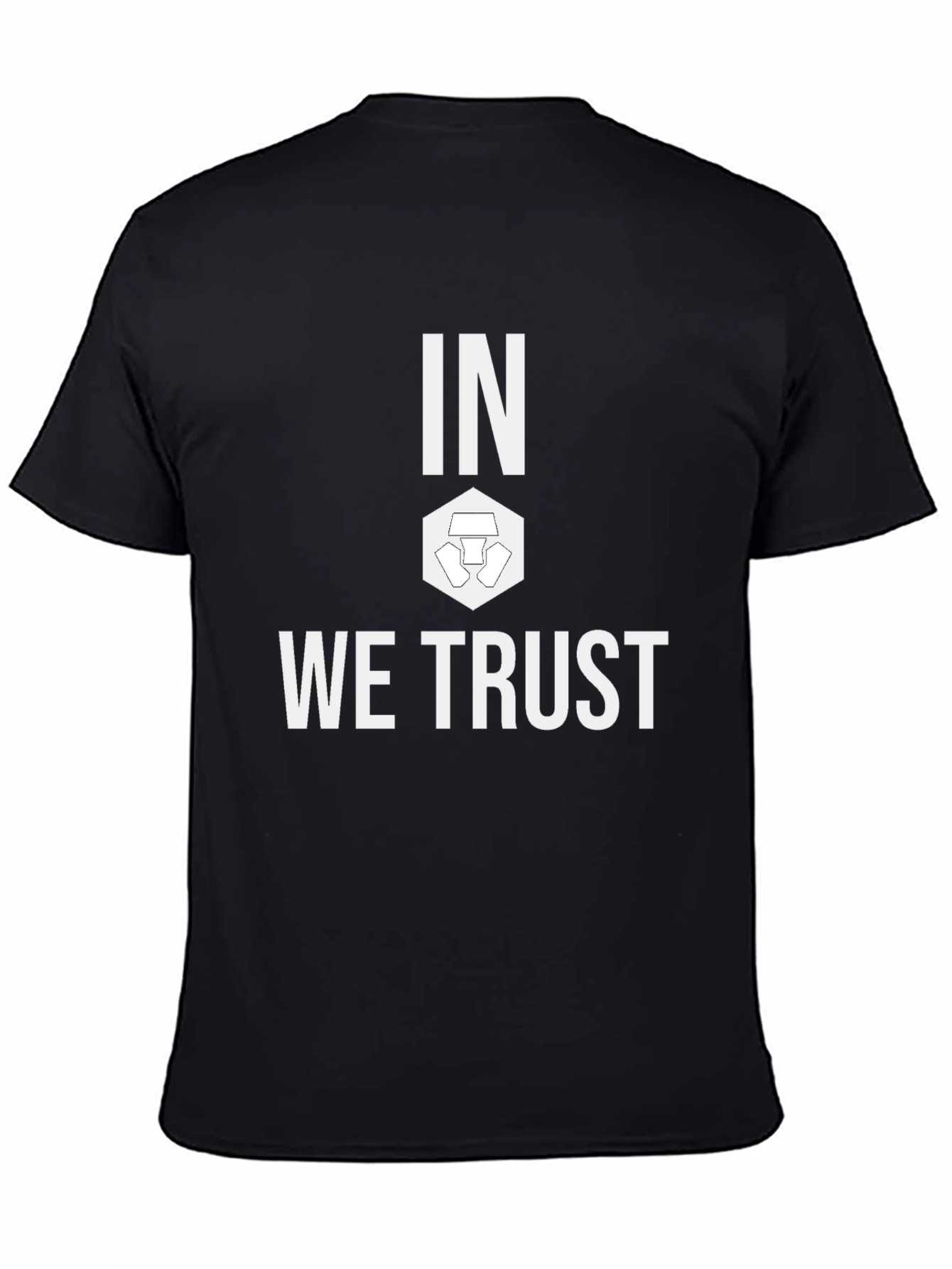 In Crypto We Trust Black T-Shirt
