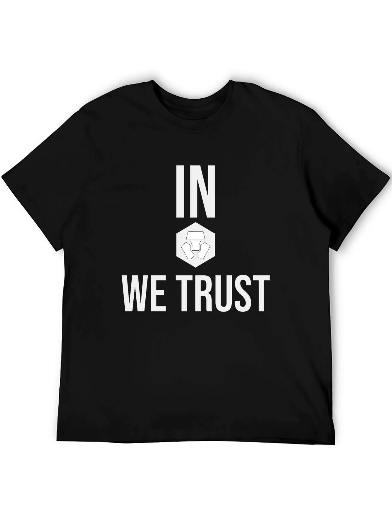 In Crypto We Trust Black T-Shirt