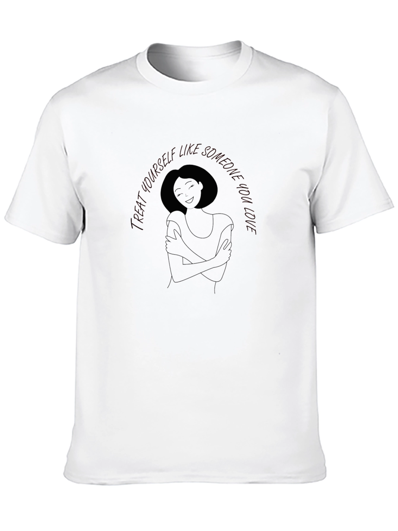 Self-Love Embrace Tee - Black