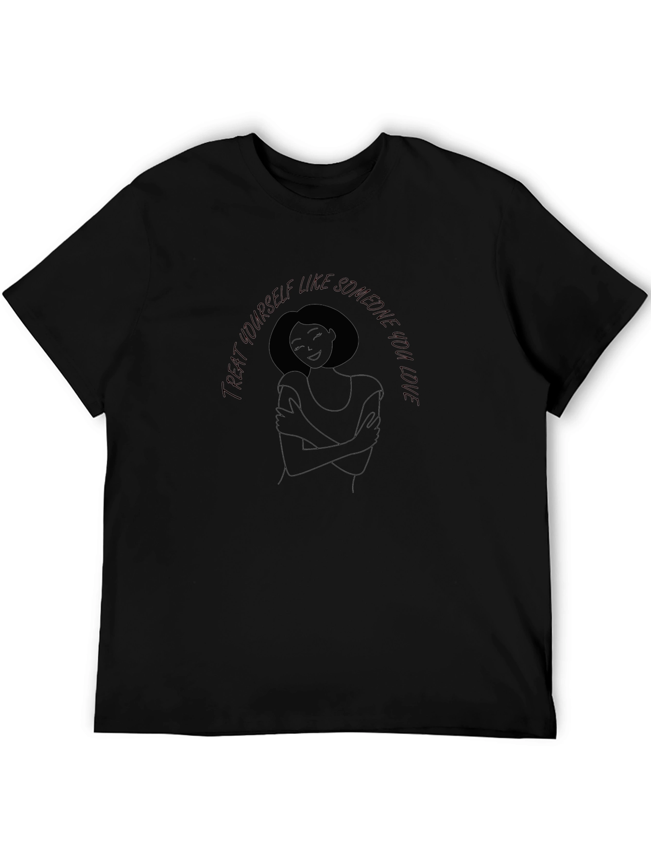 Self-Love Embrace Tee - Black