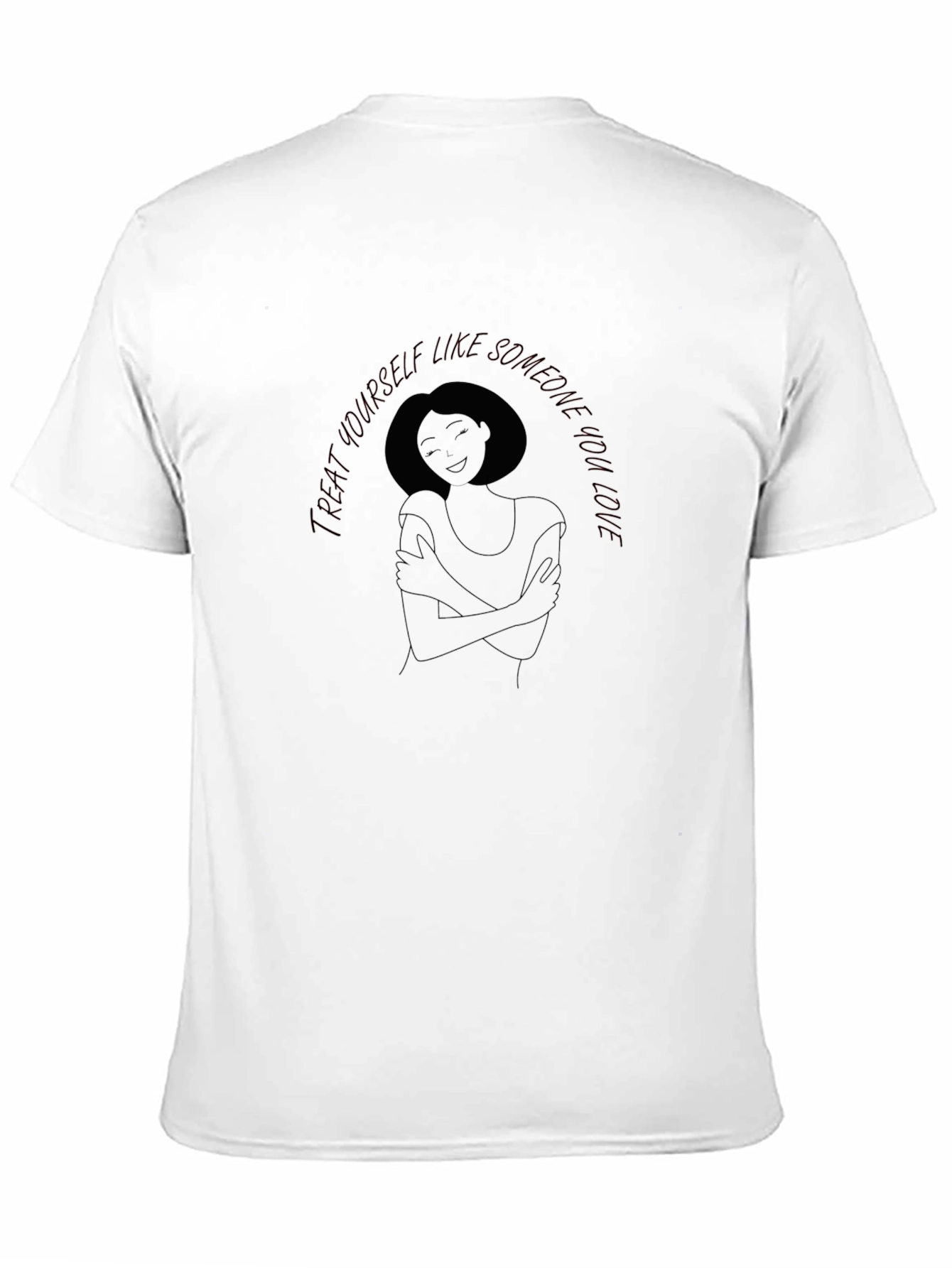 Self-Love Embrace Tee - Black