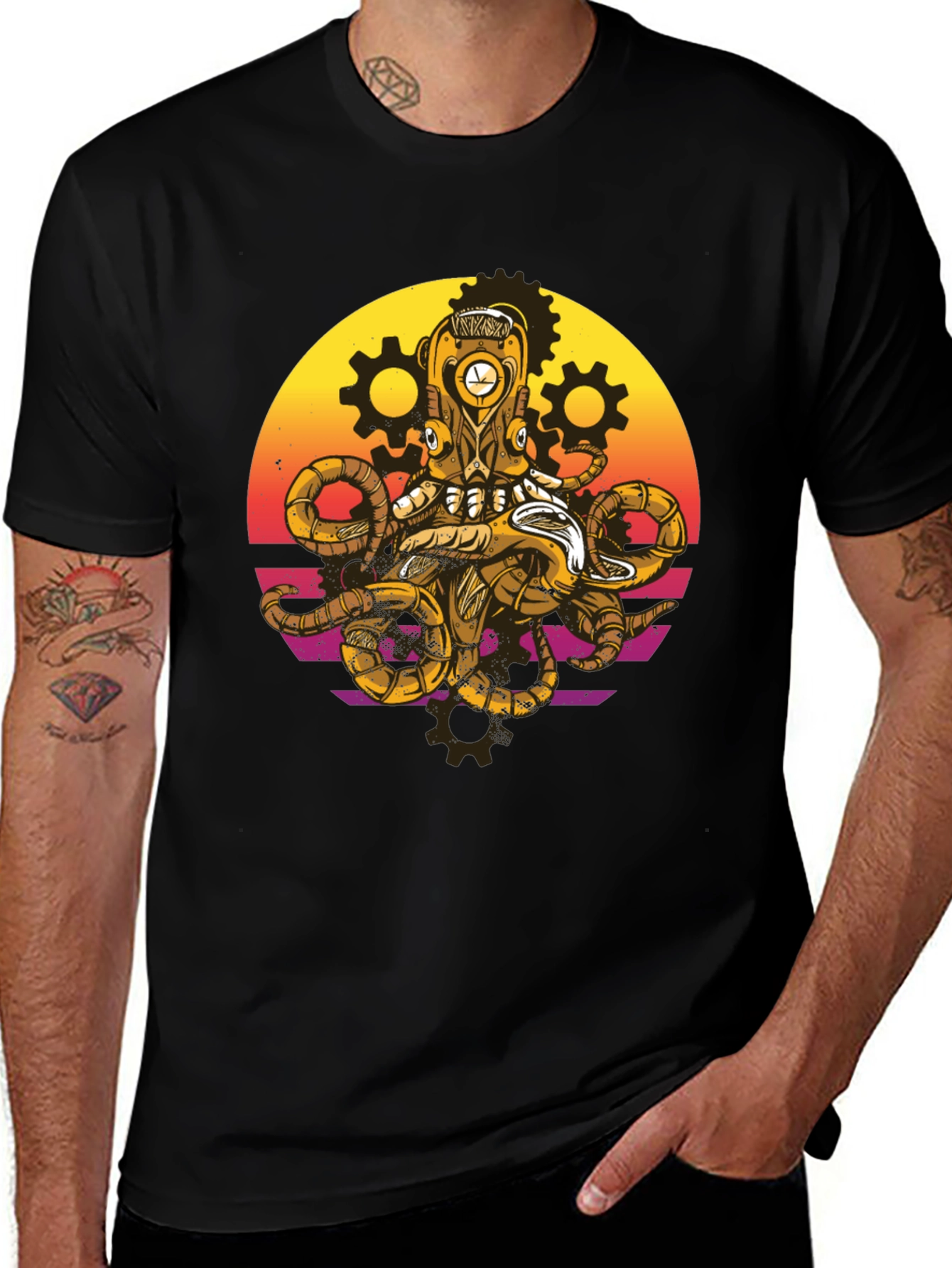 Steampunk Octopus T-Shirt