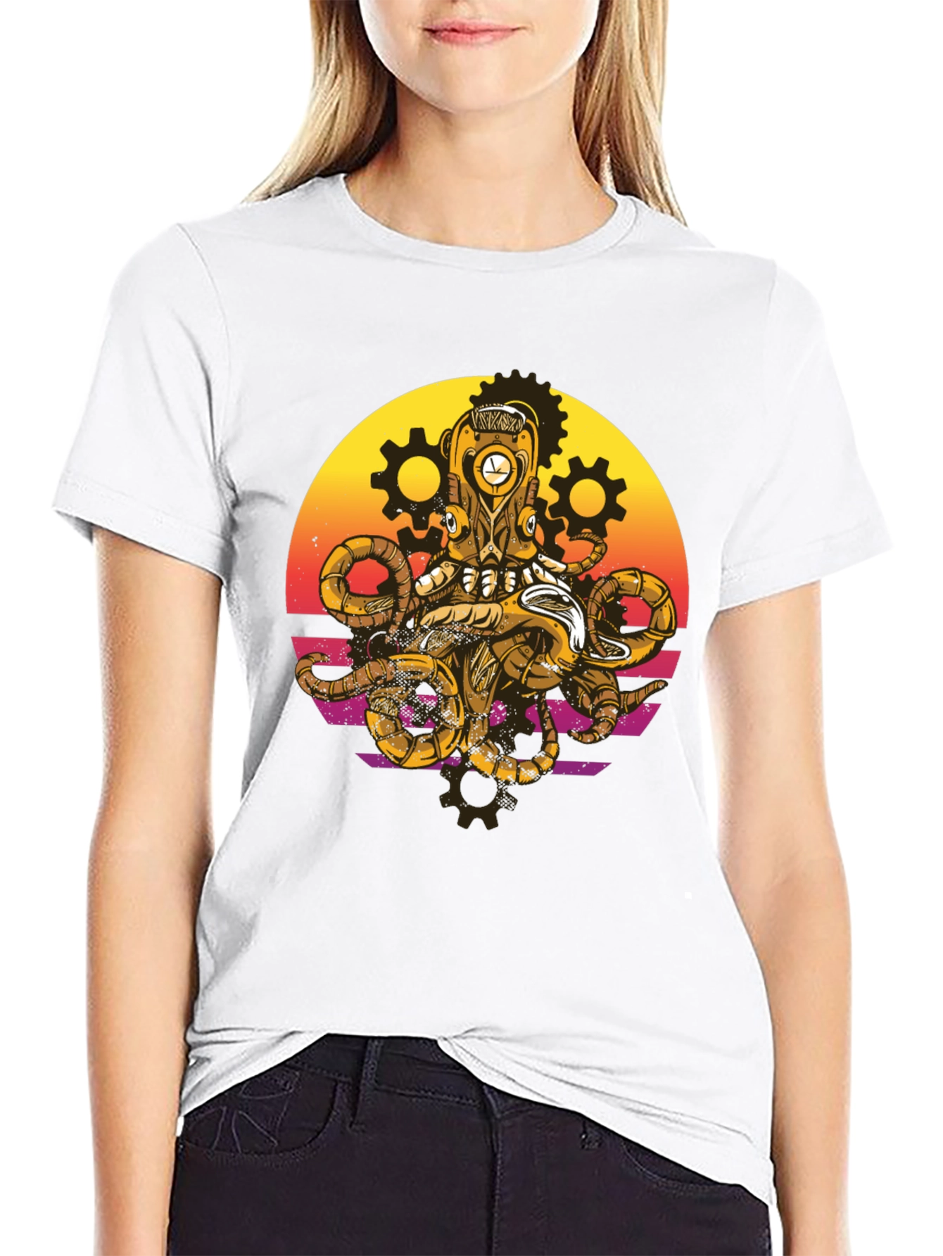 Steampunk Octopus T-Shirt