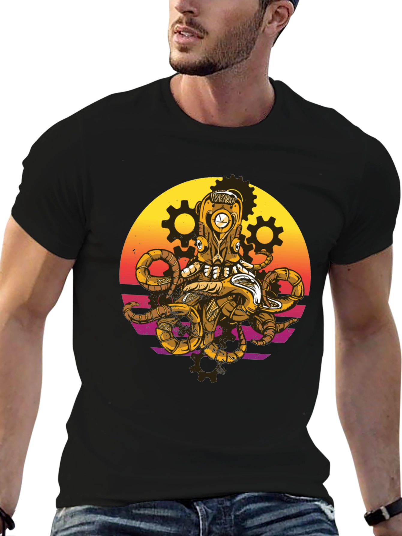 Steampunk Octopus T-Shirt