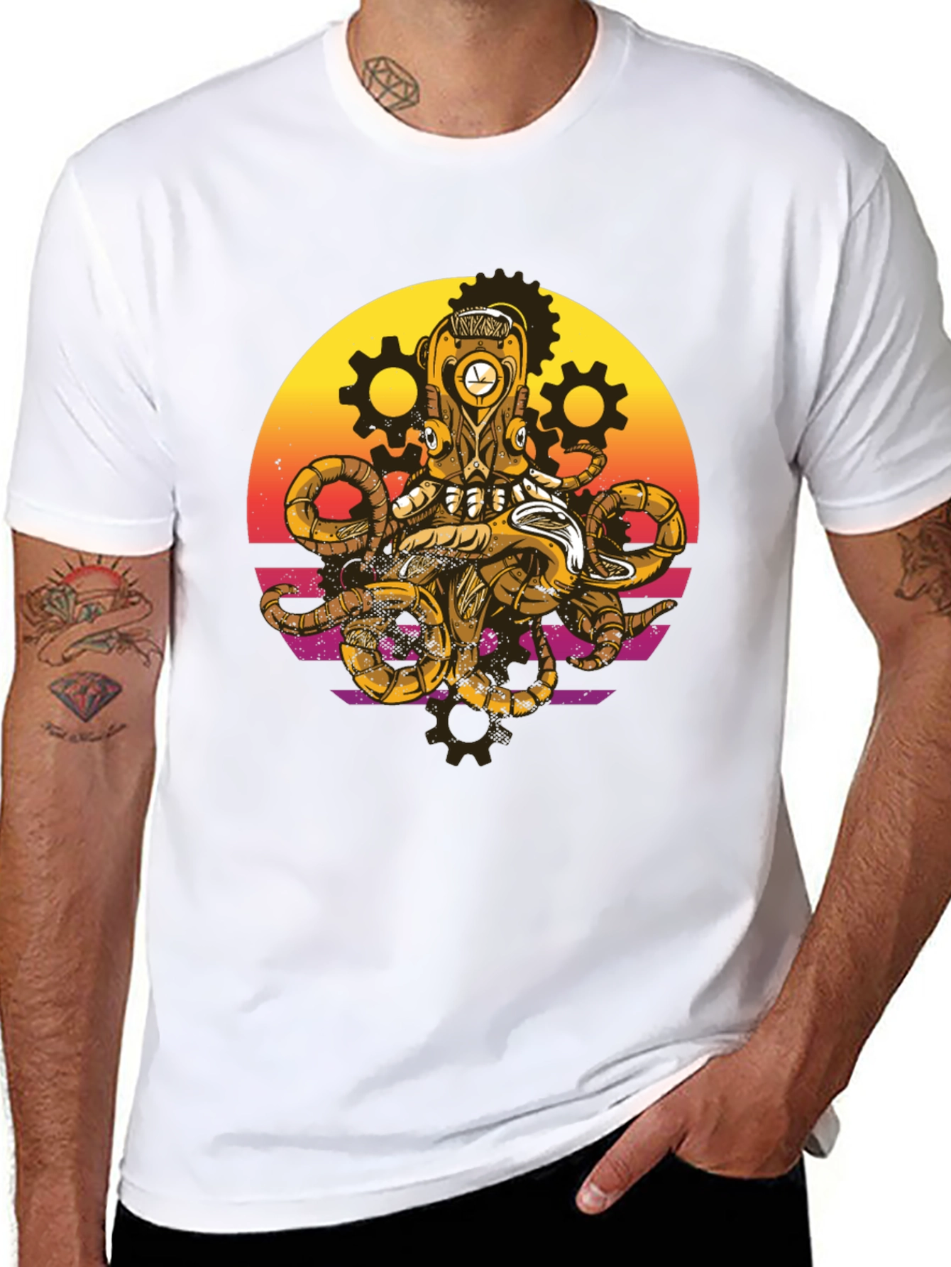 Steampunk Octopus T-Shirt