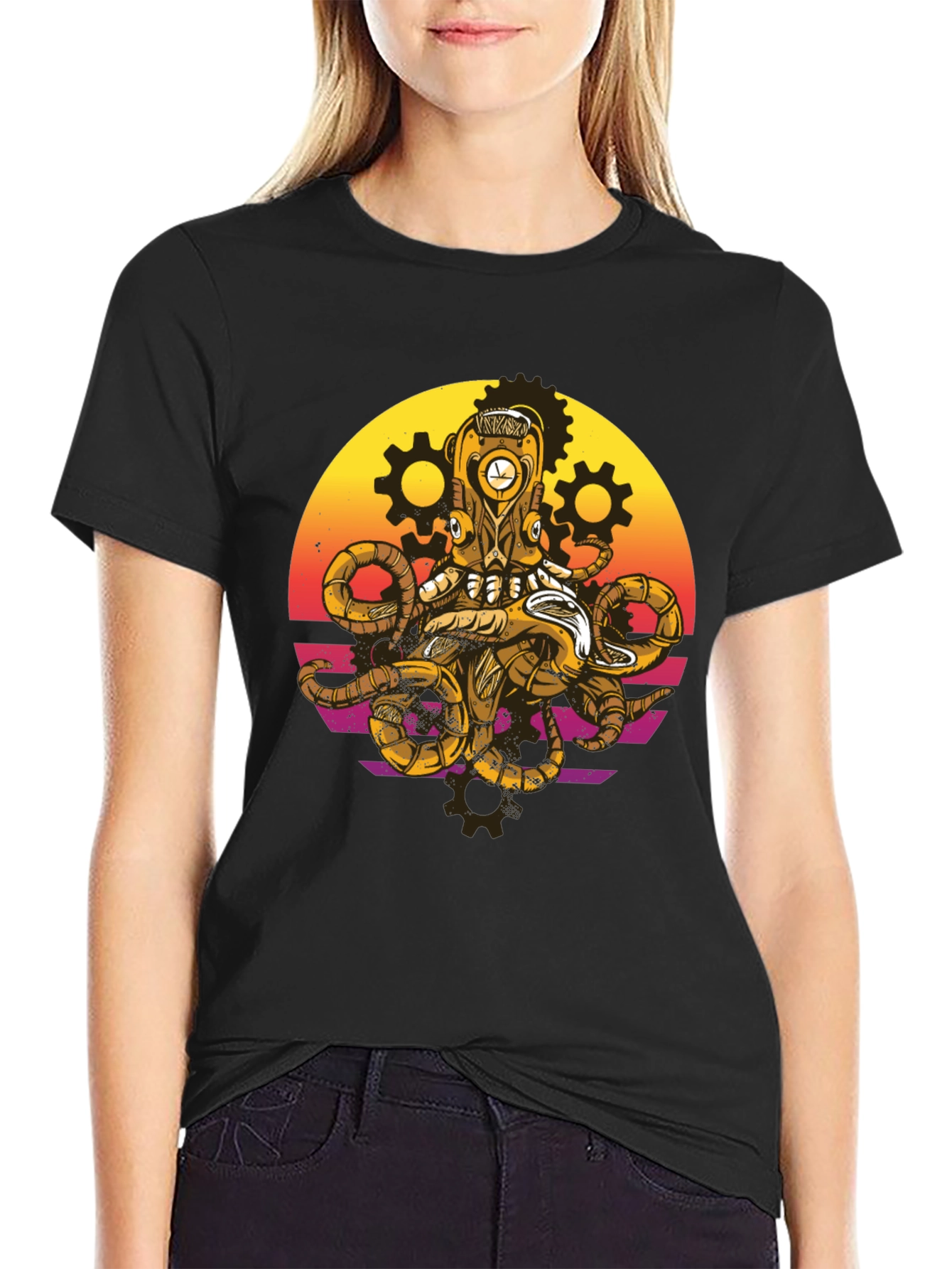 Steampunk Octopus T-Shirt