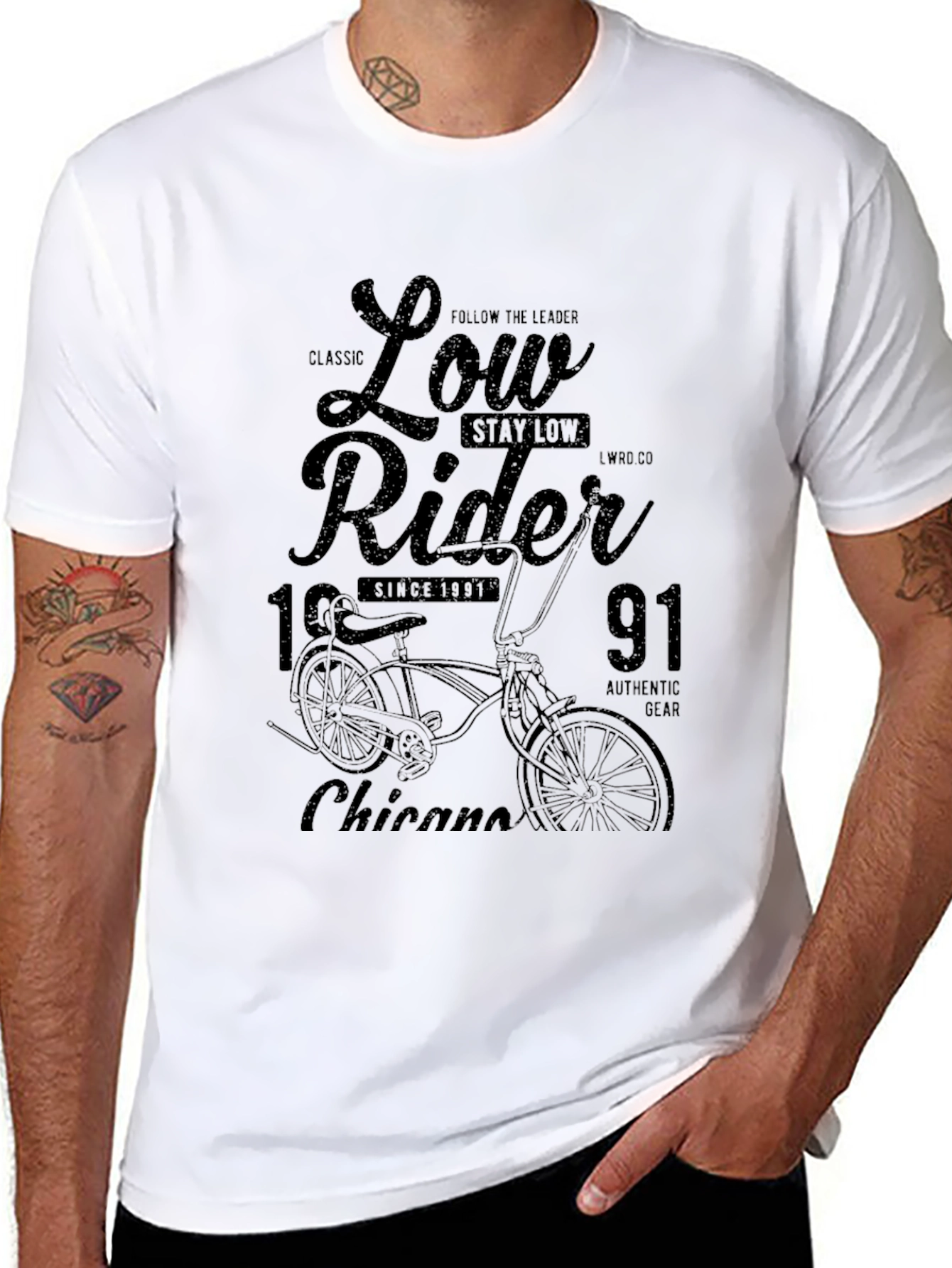 Low Rider T-Shirt - Classic Chicano Style