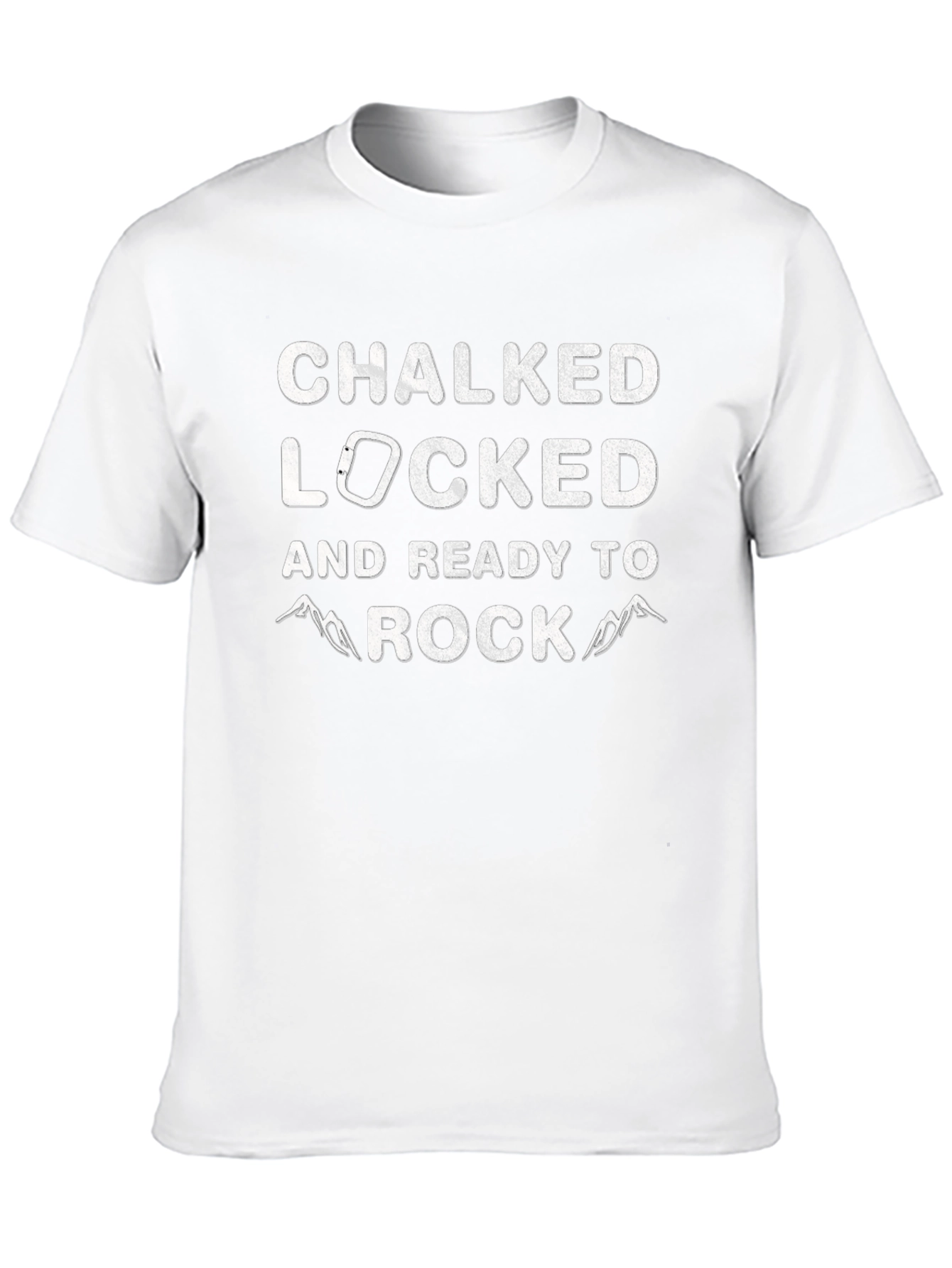 Chalked Locked Ready To Rock Black T-Shirt