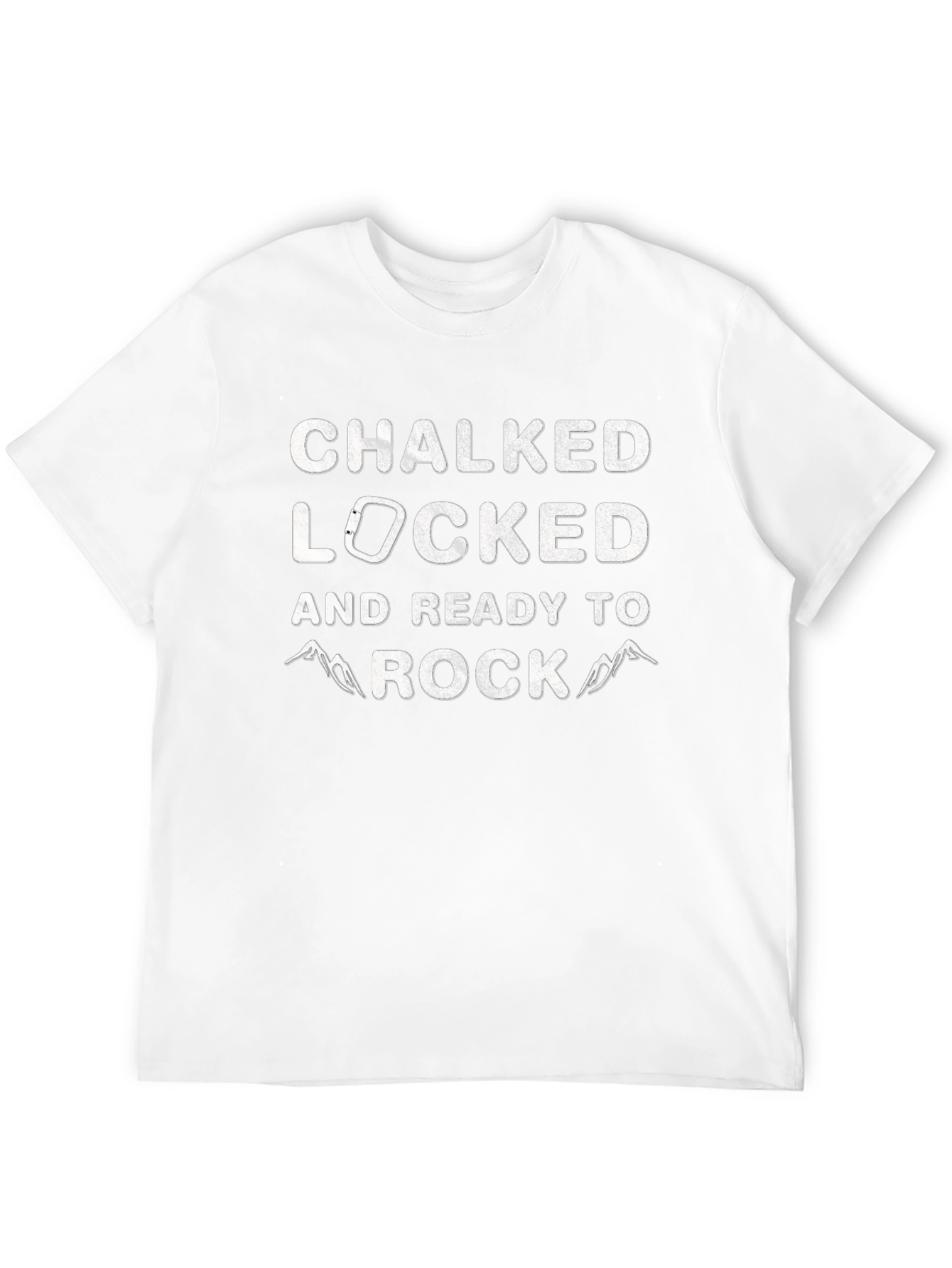 Chalked Locked Ready To Rock Black T-Shirt
