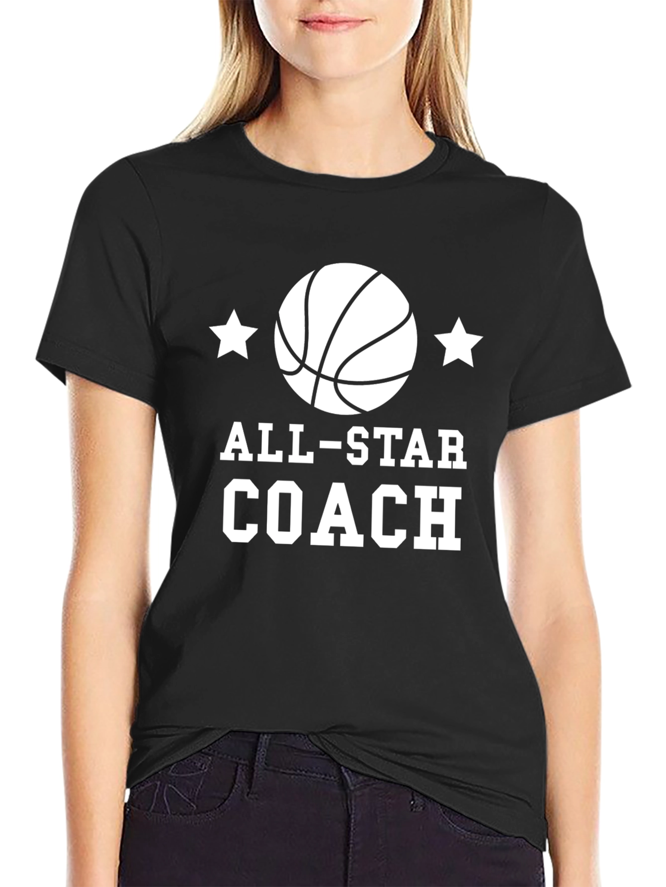 All-Star Coach Basketball Graphic T-Shirt