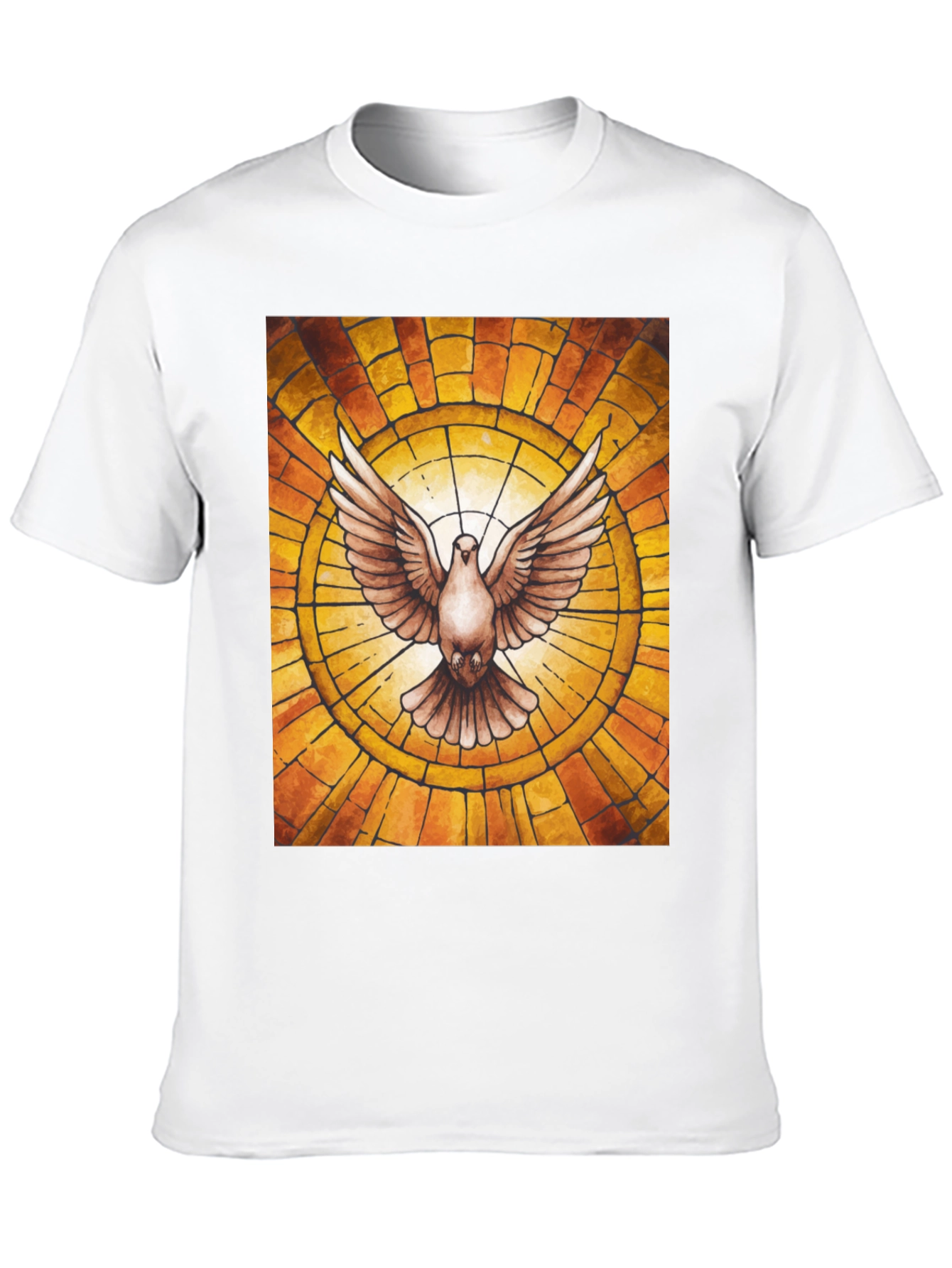 Dove Stained Glass Graphic Tee