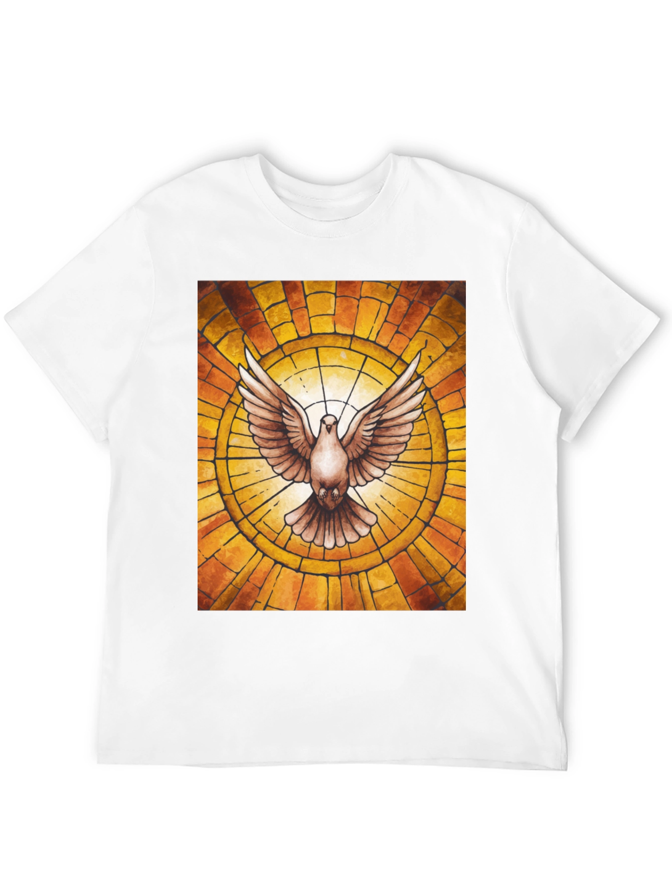Dove Stained Glass Graphic Tee