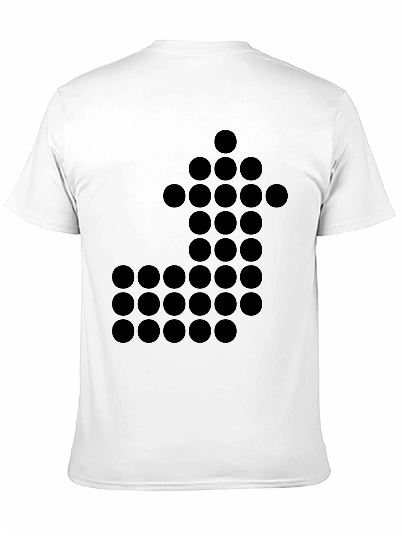 Retro 8-Bit Arrow Black Graphic Tee