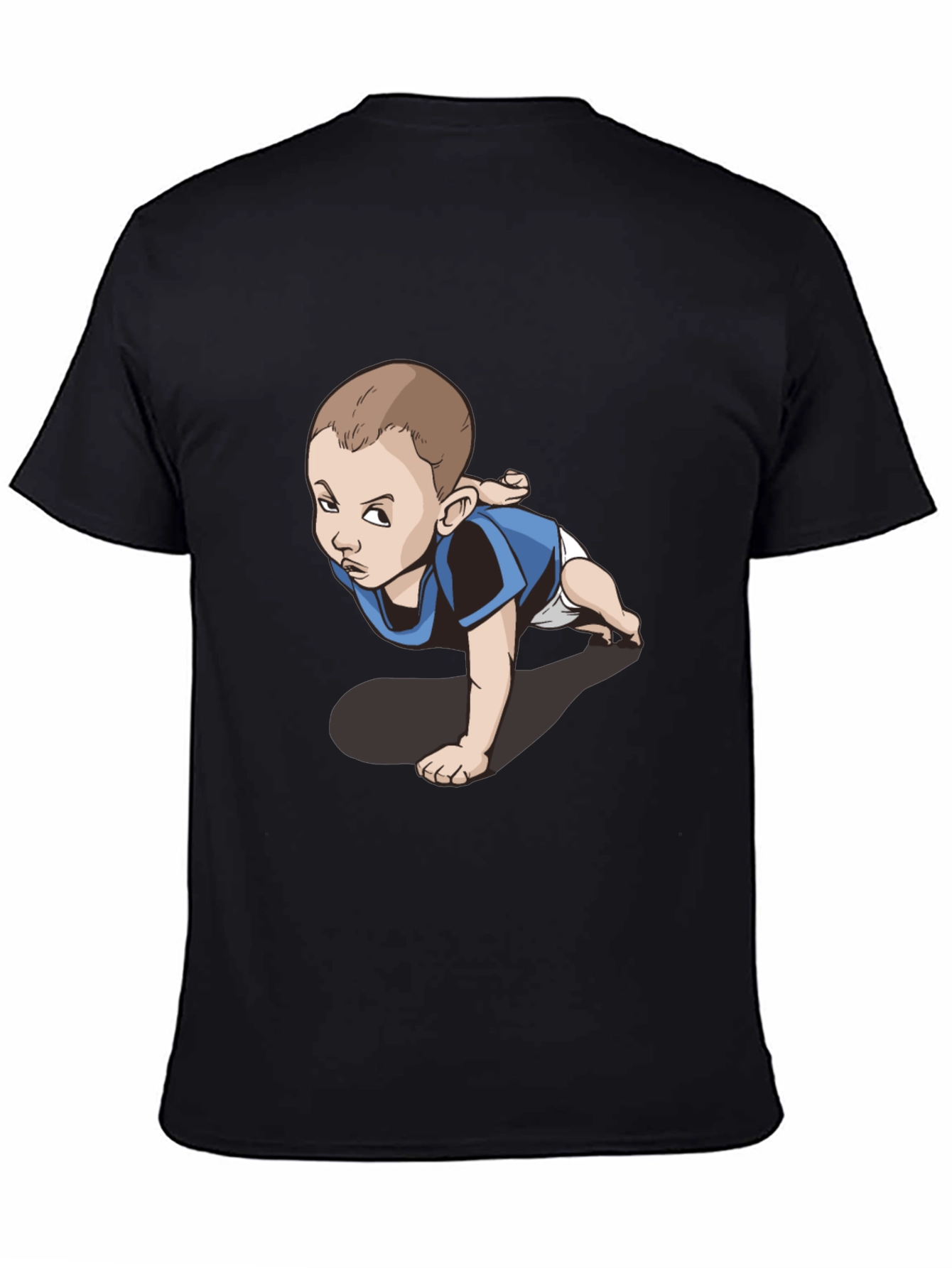 Funny Baby Graphic Tee - Crawling Kid T-Shirt