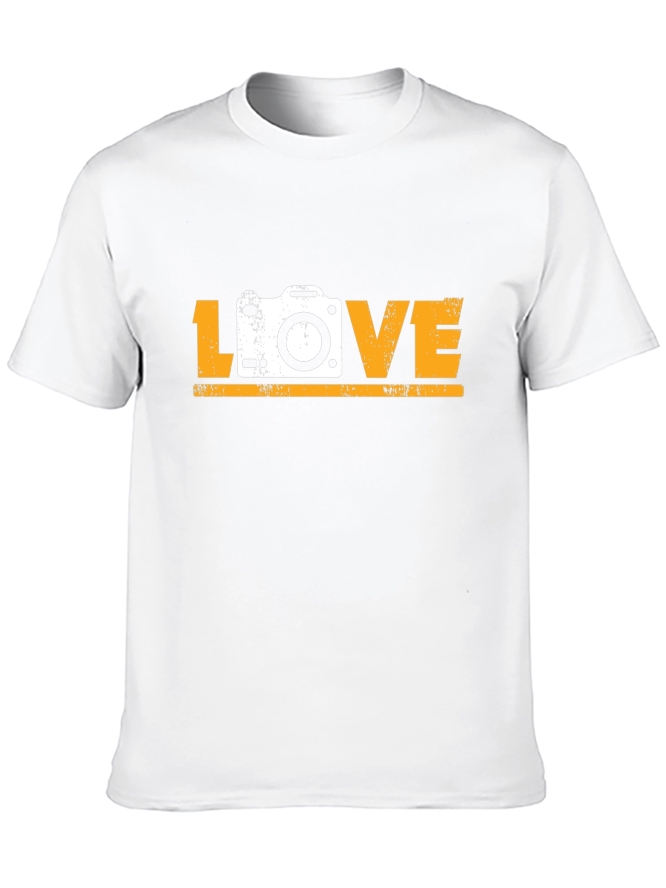 Photographer LOVE Graphic Tee - Black Cotton T-Shirt