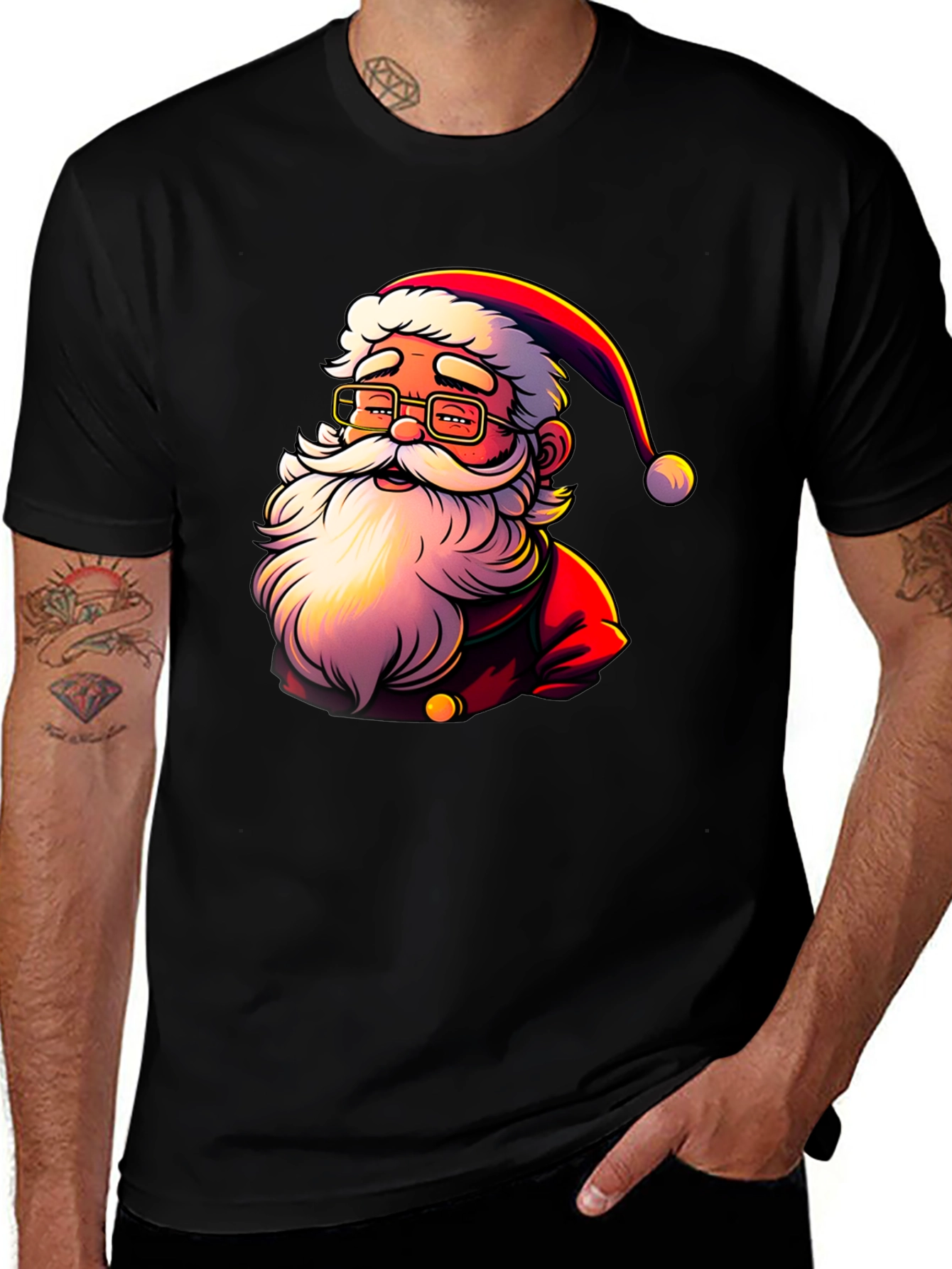 Santa Claus Graphic T-Shirt