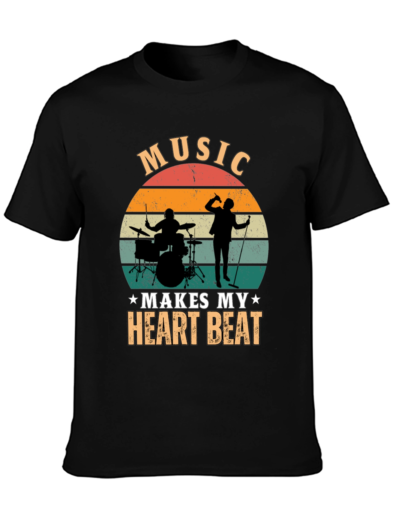 Music Makes My Heart Beat T-Shirt