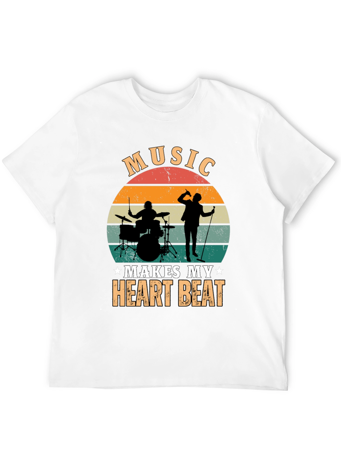 Music Makes My Heart Beat T-Shirt
