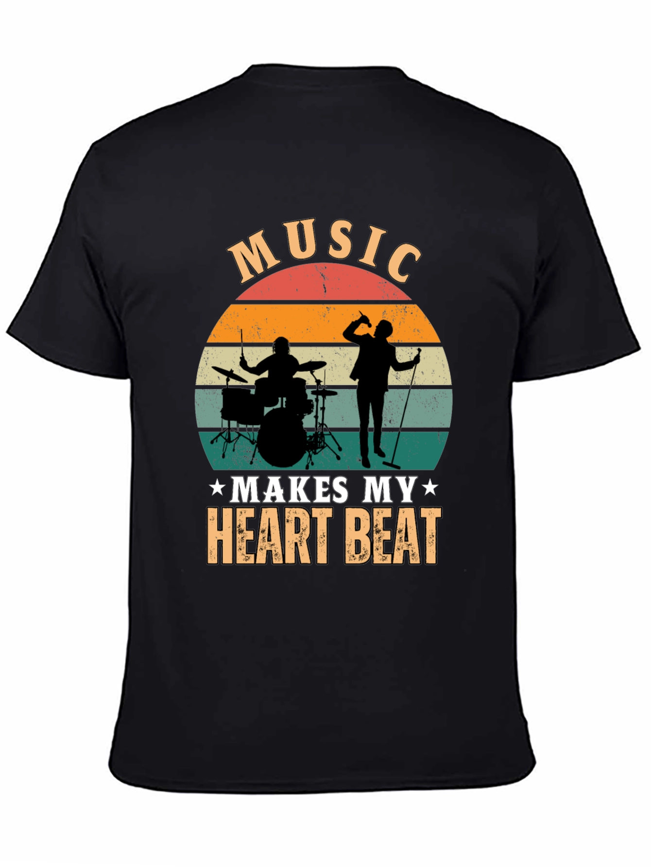 Music Makes My Heart Beat T-Shirt